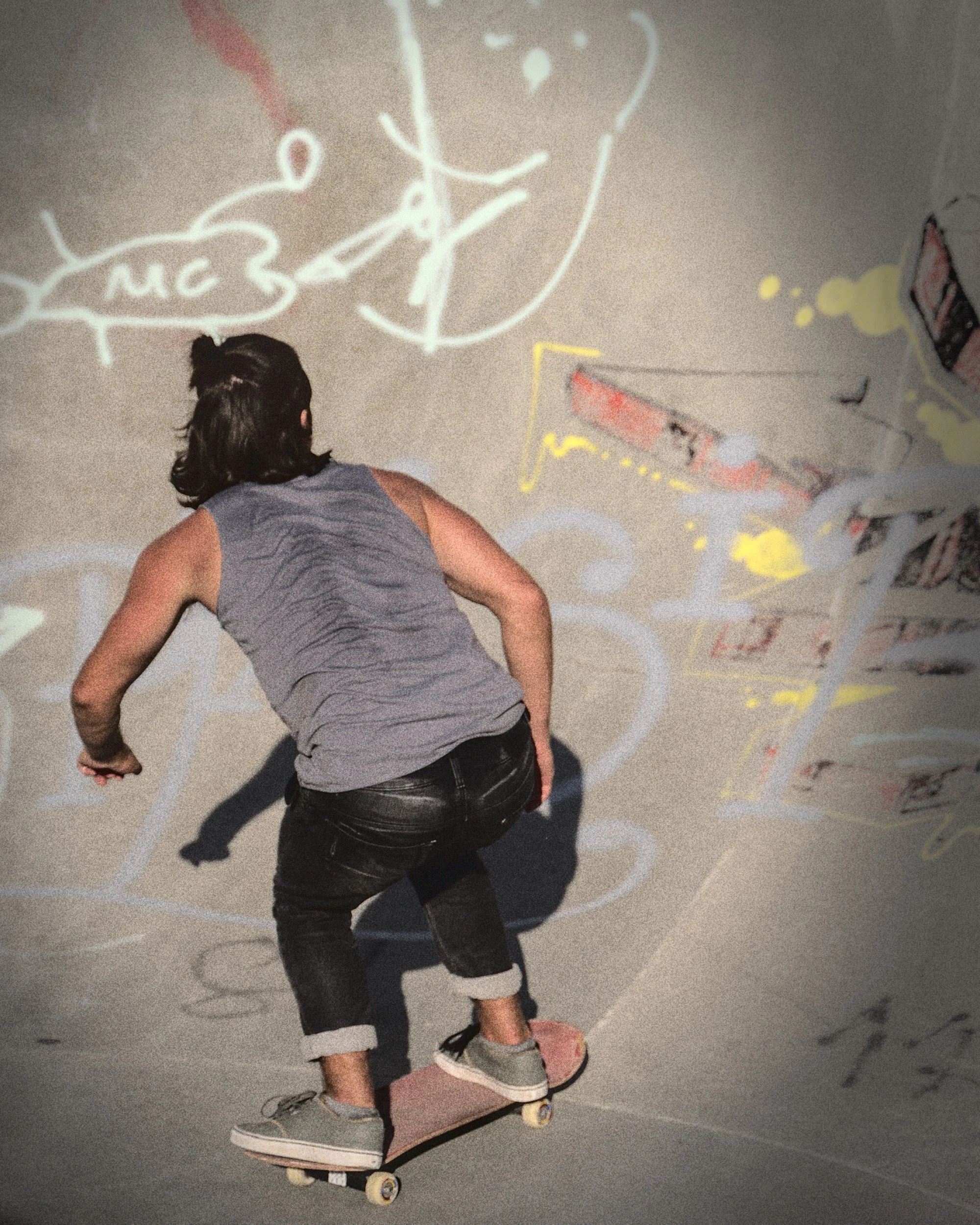 Photo au look vintage de mahe cortassa