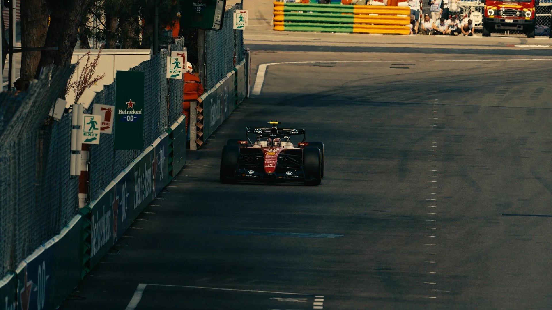 la ferrari de lewis hamilton lors du grand prix de monaco en 20226
