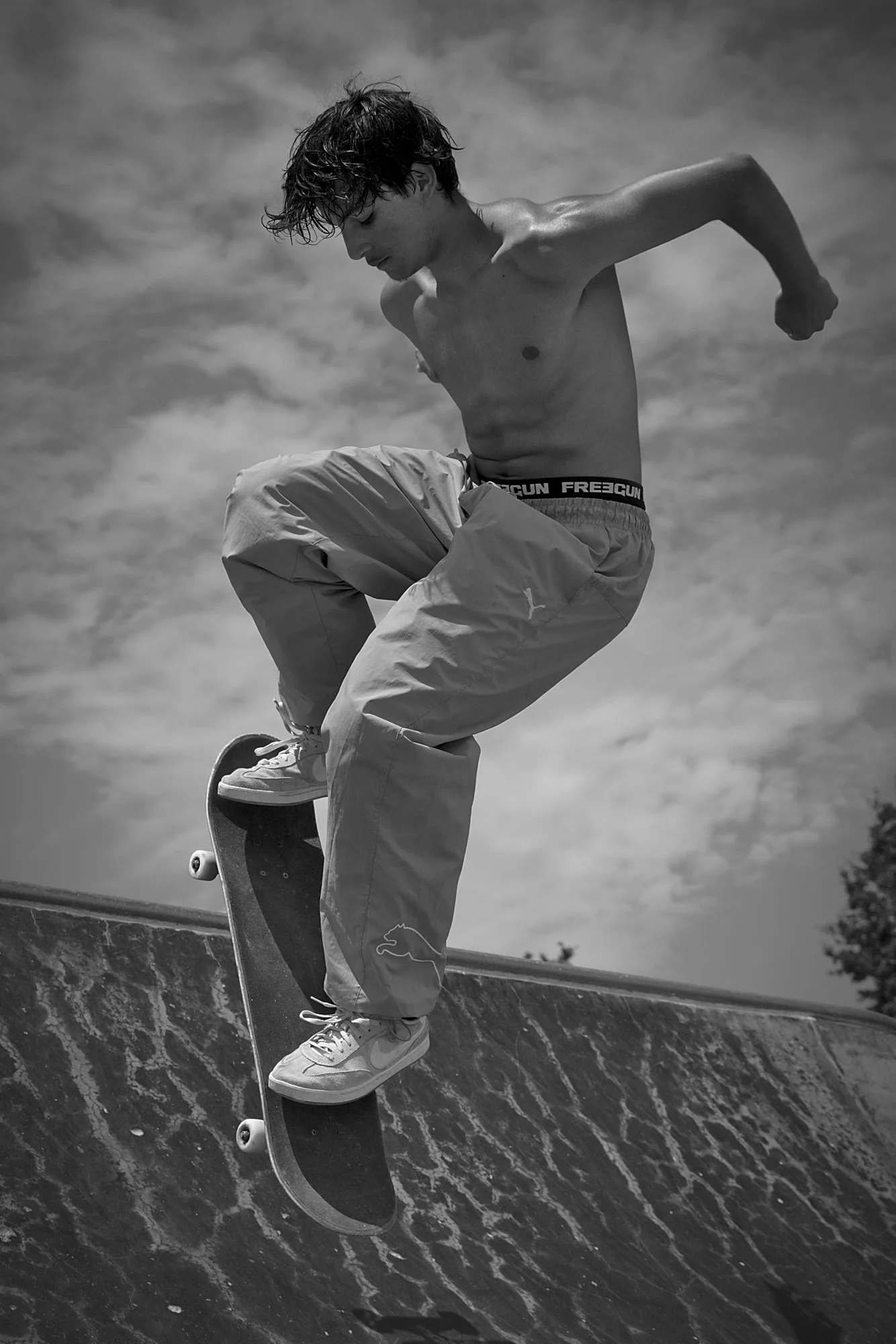 Portrait d'un jeune rider de l'ouest lyonnais