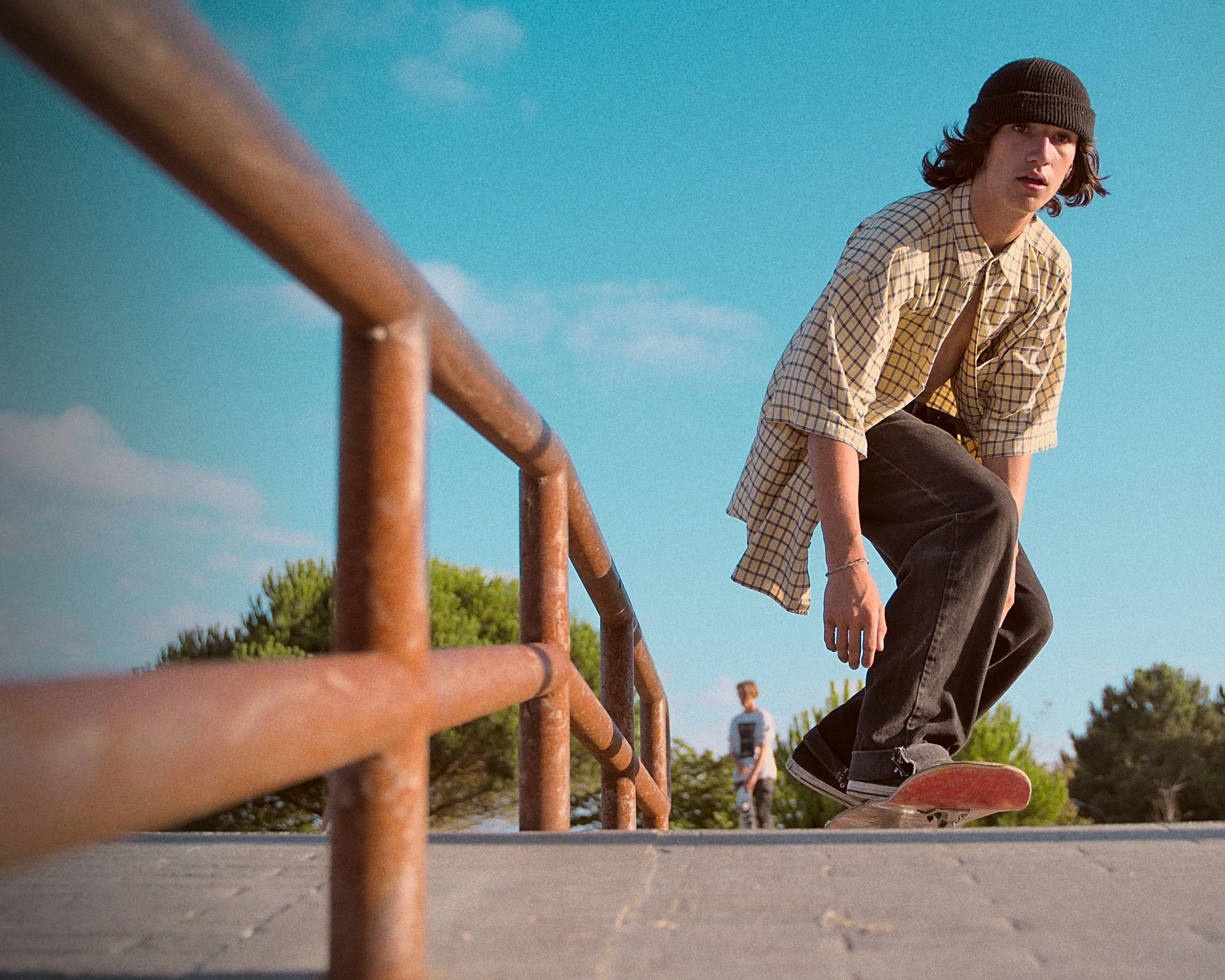 Portrait de skater yann