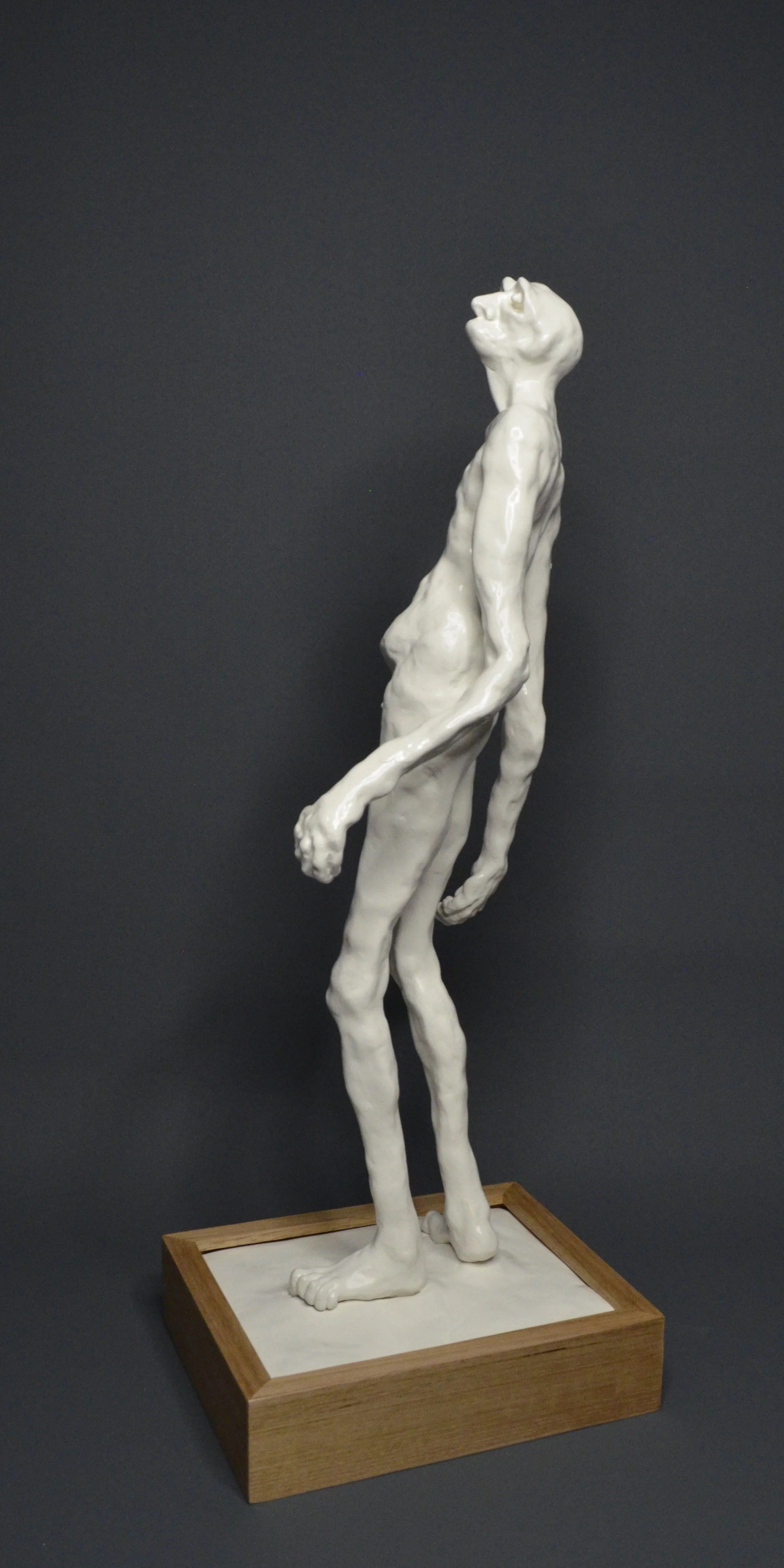 Lost
resin, tas oak base
22cm x 26cm x 68cm