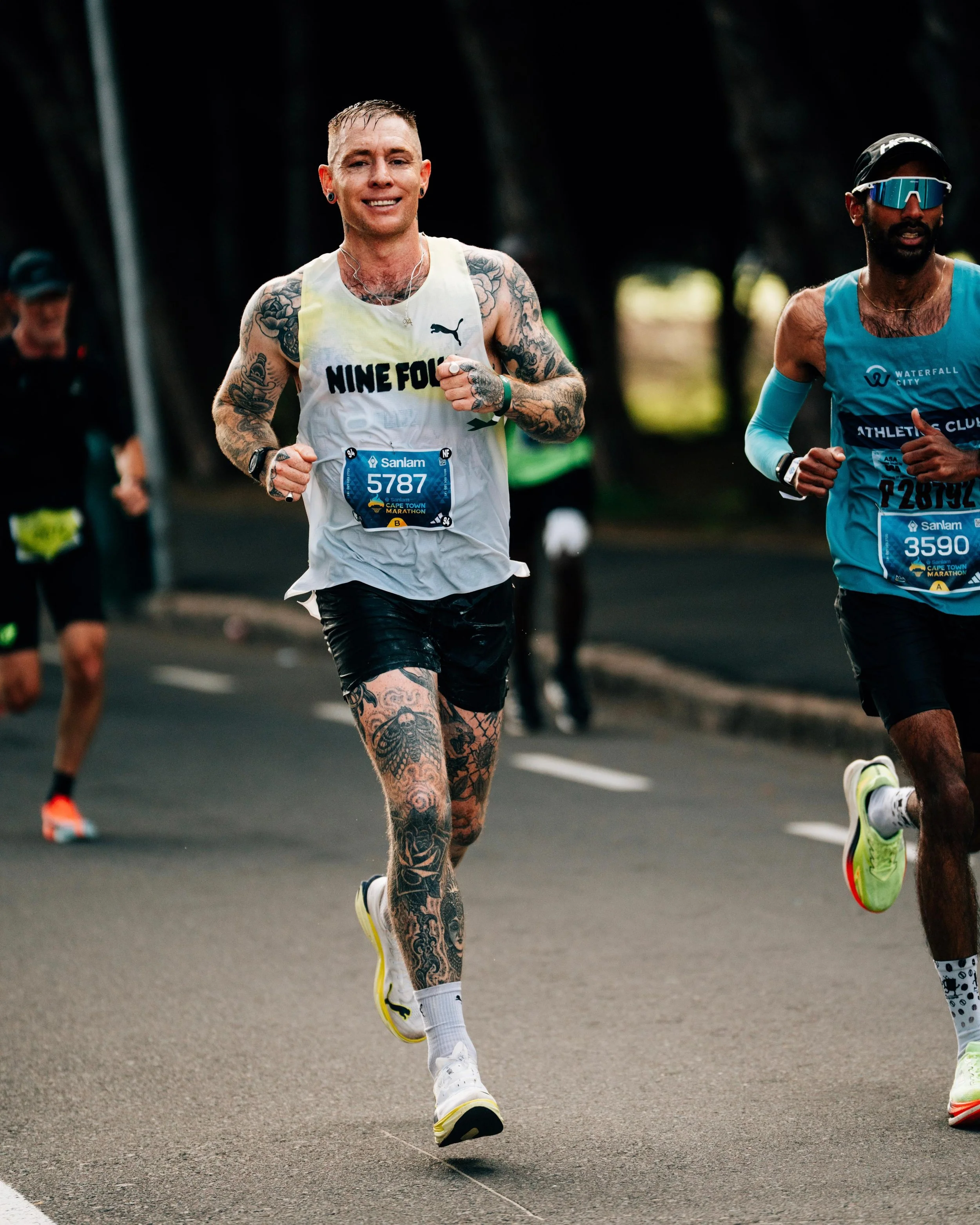 Ramon Mellet running Cape Town Marathon 2026
