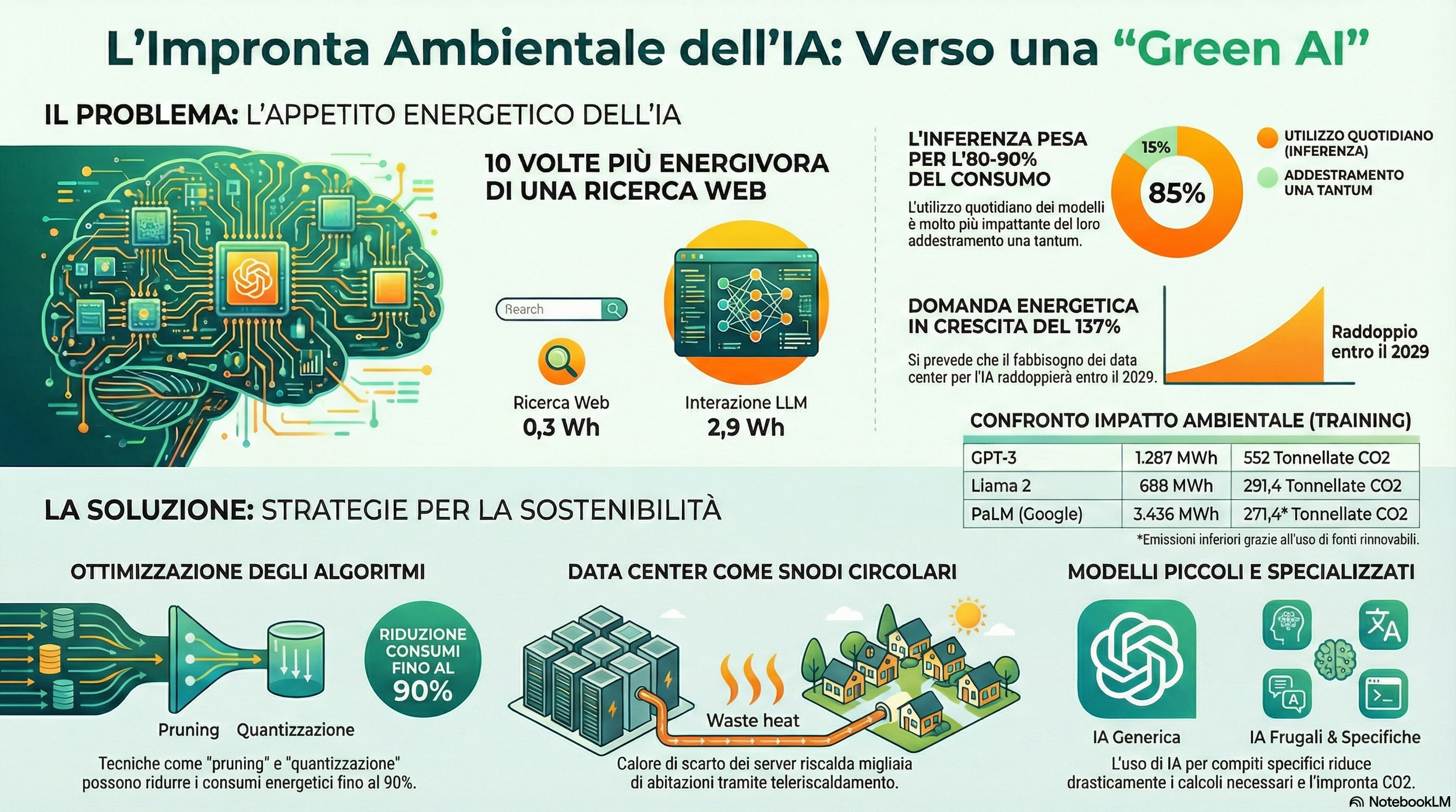Decalogo per un'IA Sostenibile: 5 Regole d'Oro d’uso per il Risparmio Energetico