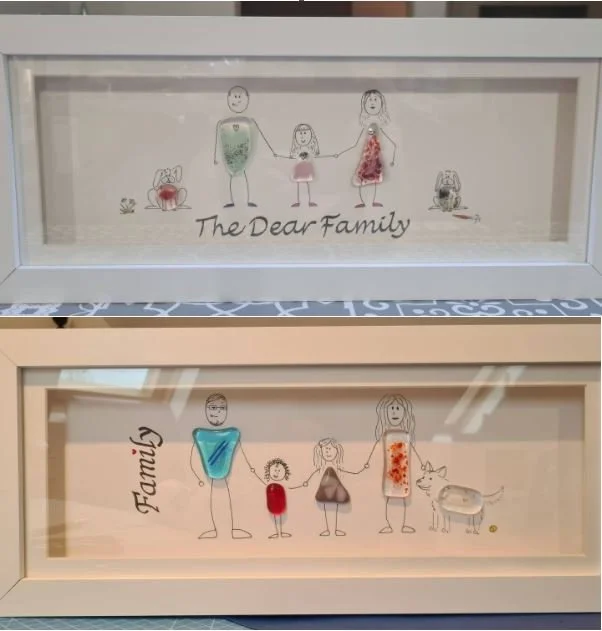 Personalised Family Pebble Pictures