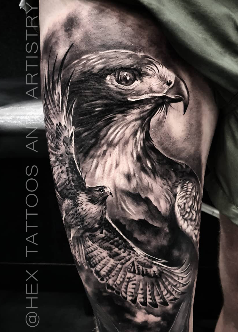 Black and Grey Tattoo Art | Hex Tattoos and Artistry