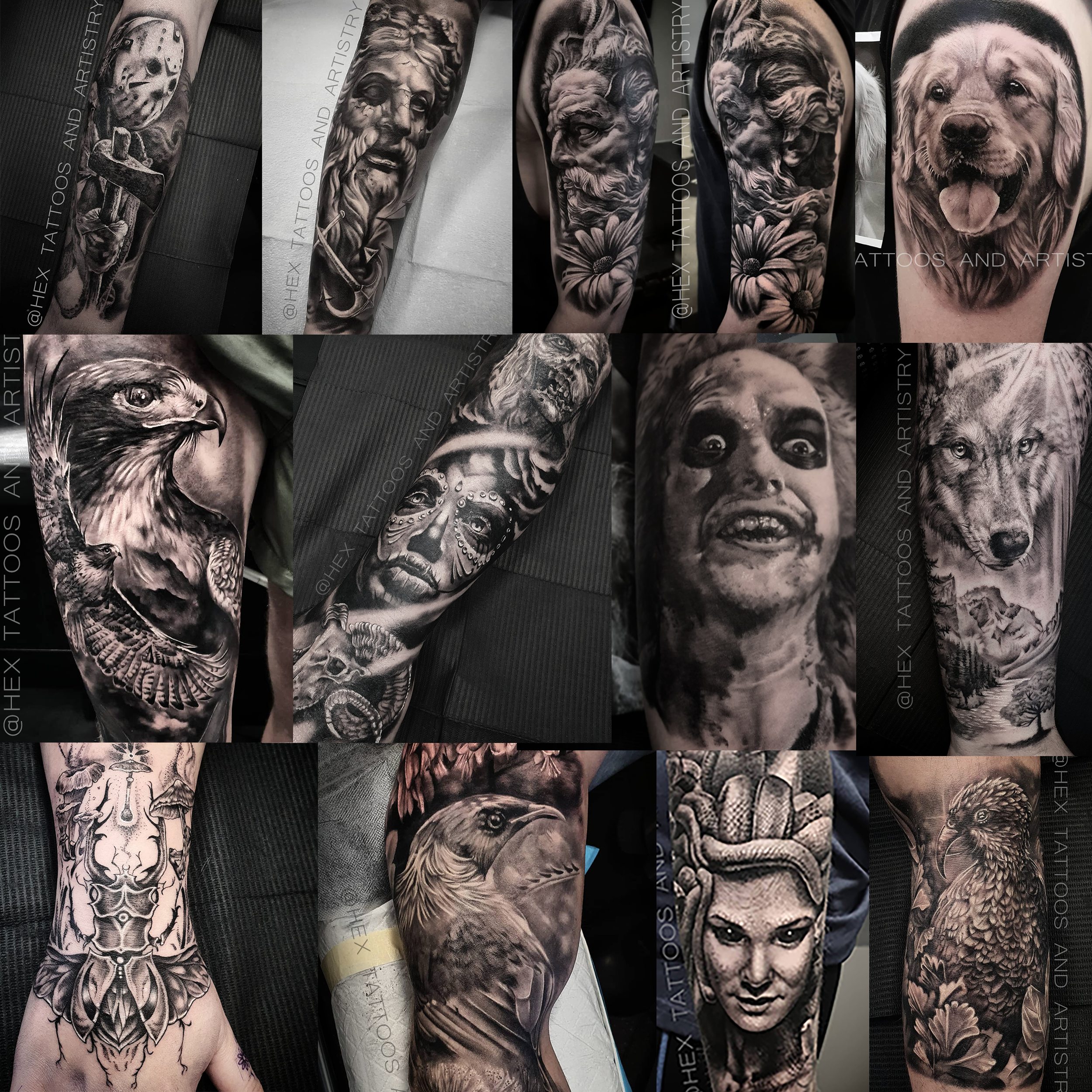 Arm Fantasy Joker Tattoo by Tattooed Theory