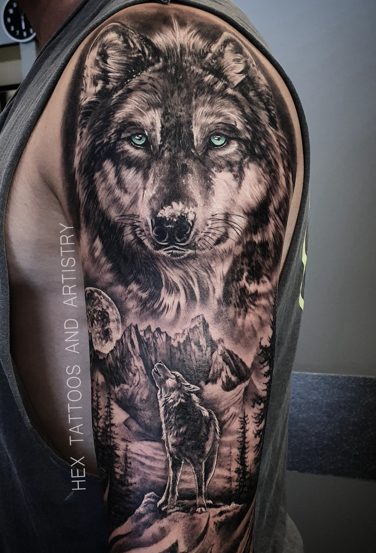 Black and Grey Tattoo Art | Hex Tattoos and Artistry