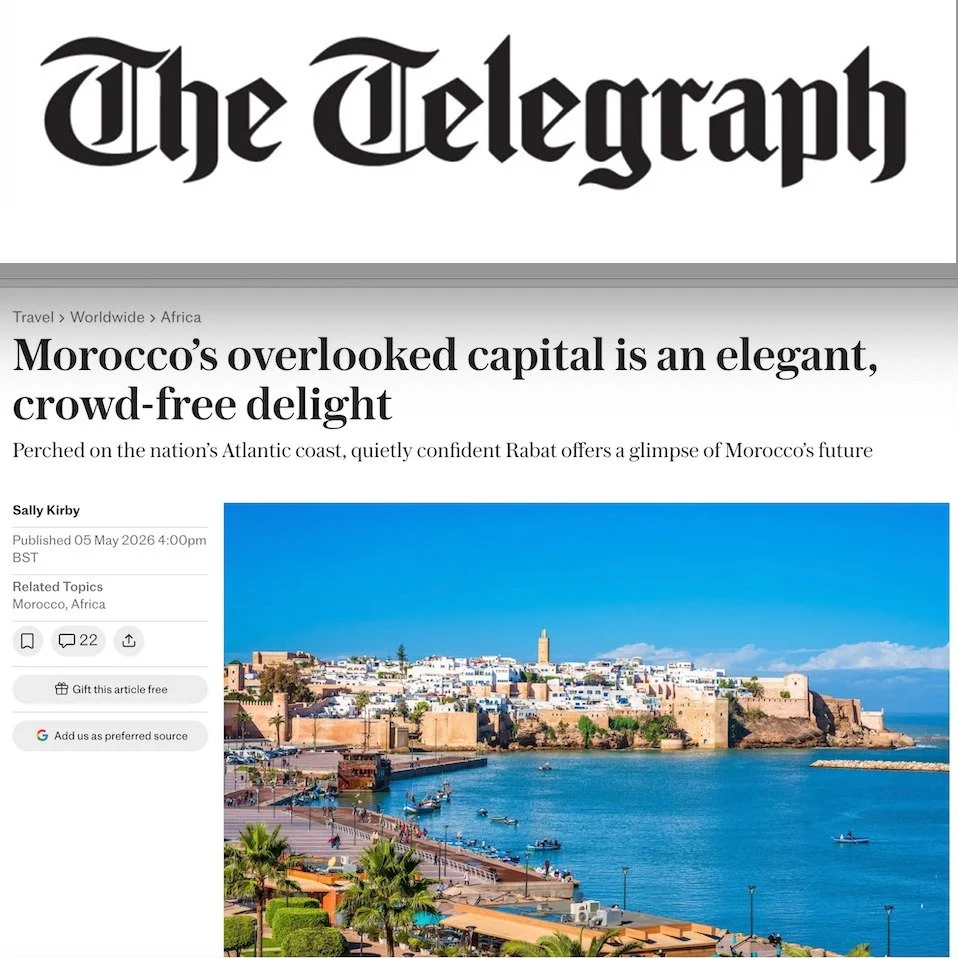 Nothing like an article about "an elegant Moroccan city" to stir up some Telegraph readers. Some of the comments! 

Motivated me to keep sharing the truth 🤩

Smiling to think of how proud my Telegraph-devoted grandparents would have been t