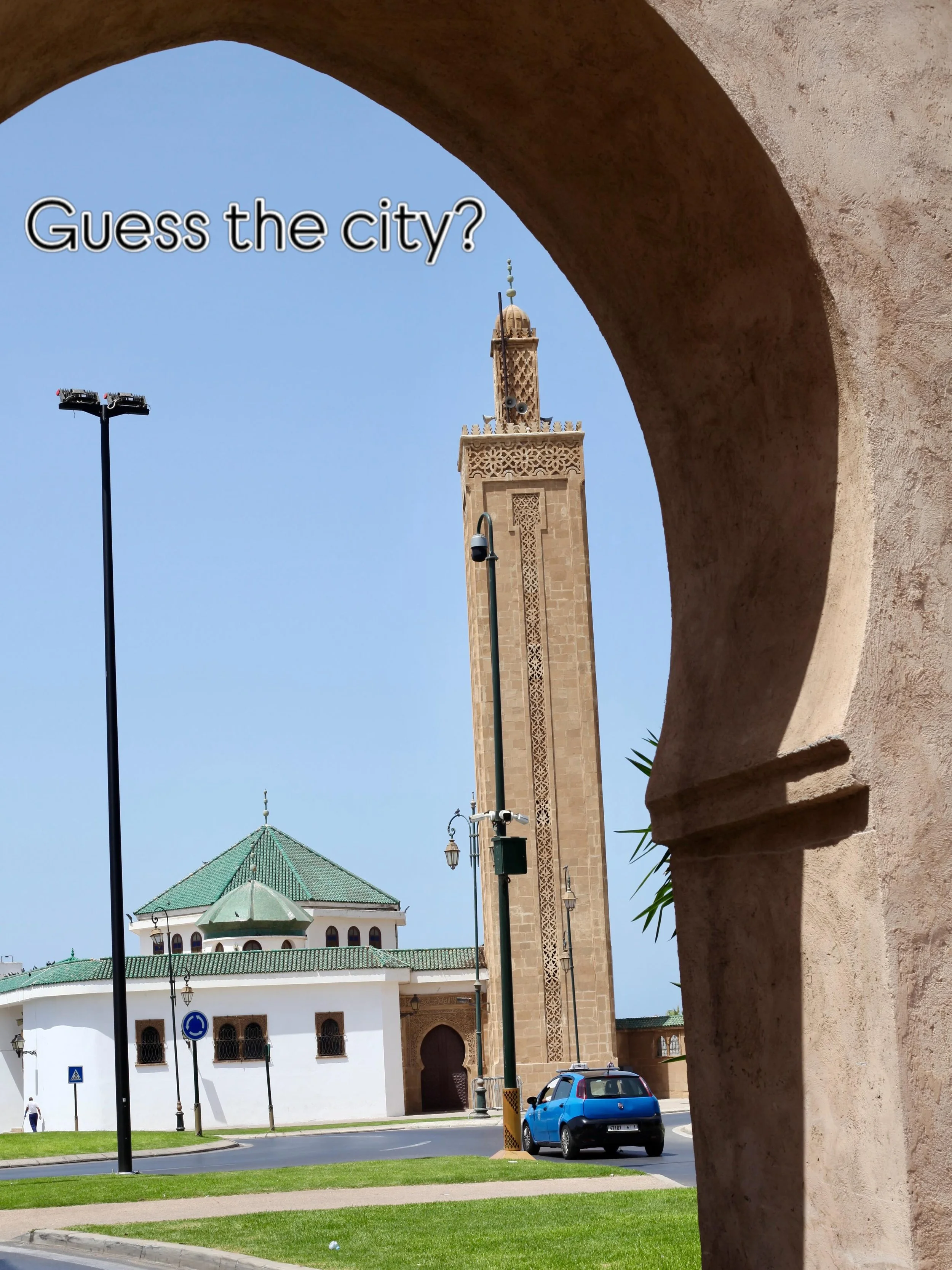 Did you know that each Moroccan city has a different colour petit taxi? (taxis that nip around city centres) 

Anyone else love walking through Medina arches? For that sense of history and place, the light + shadow lines, and, if you&rsquo;re living/