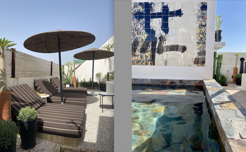 Riad Alaauin Marrakech rooftop pool and sundeck