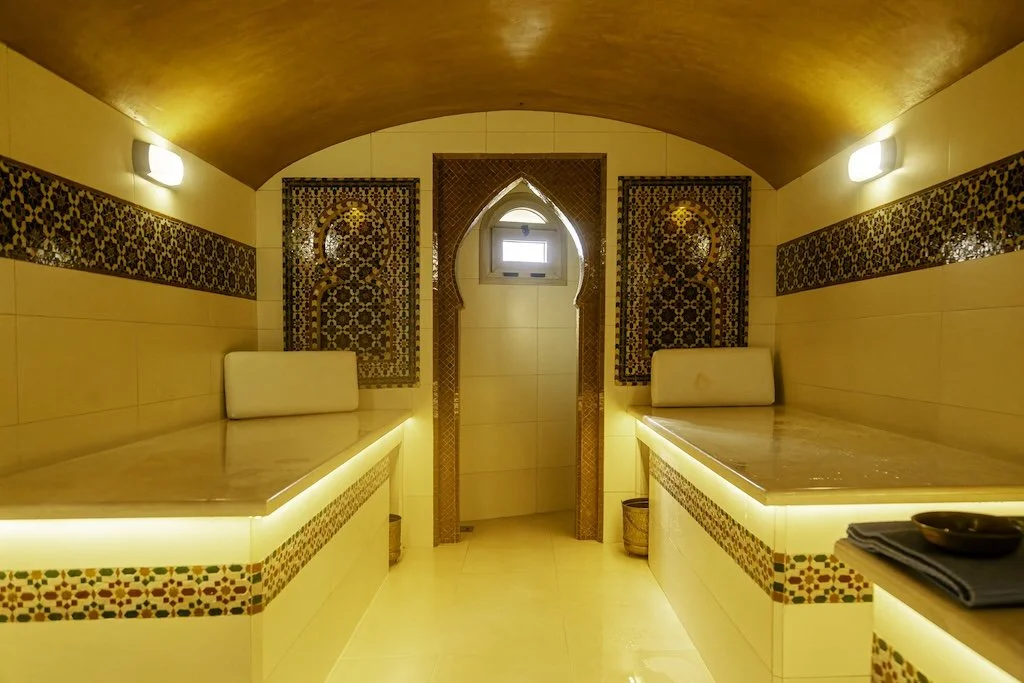 Inside a hammam Tamraght Spa House
