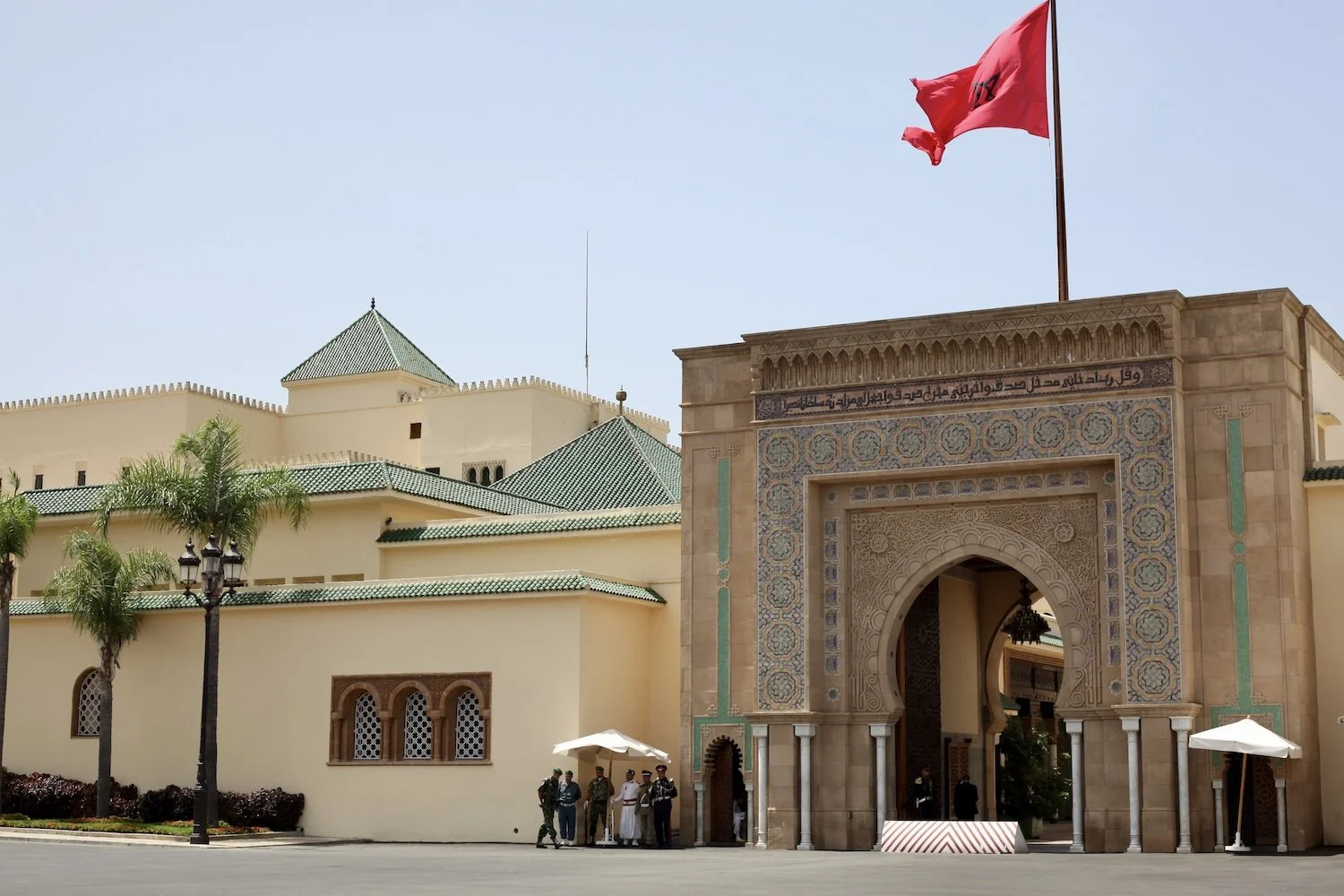 Royal Palace entrance Rabat