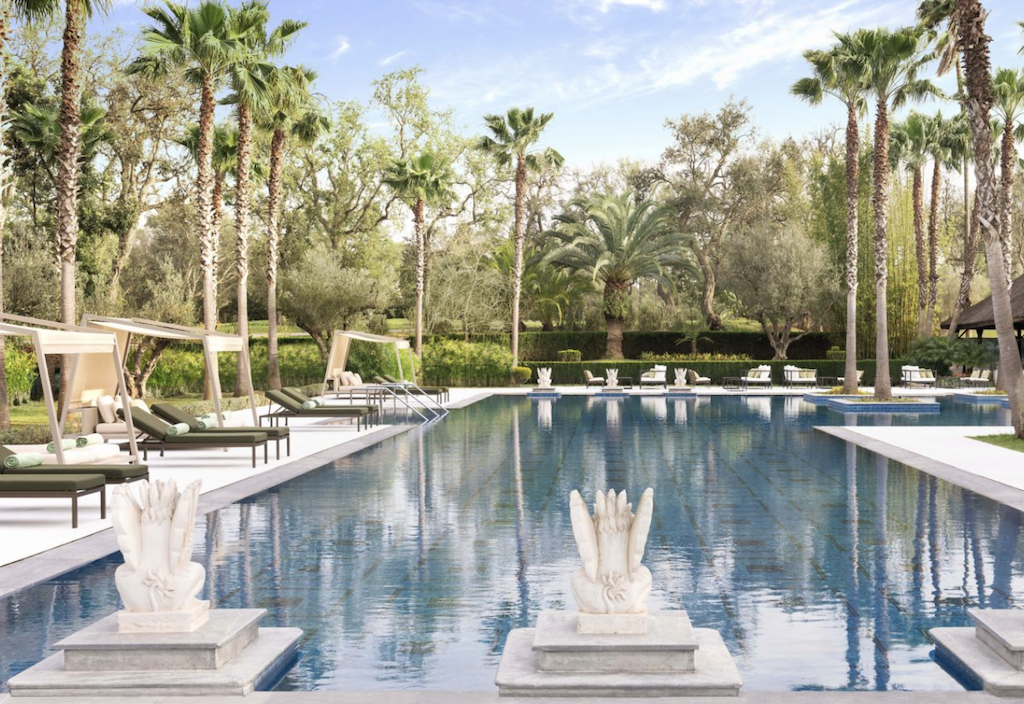 Ritz Carlton Rabat pool gardens