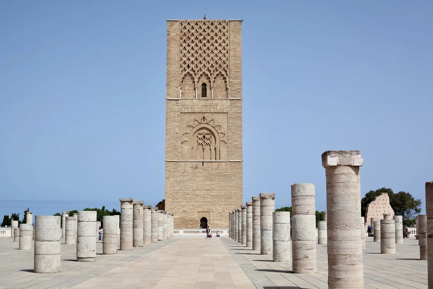 unfinished minaret at Hassan Tower rabat