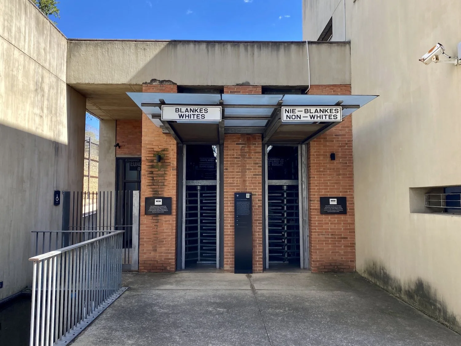apartheid museum entrance