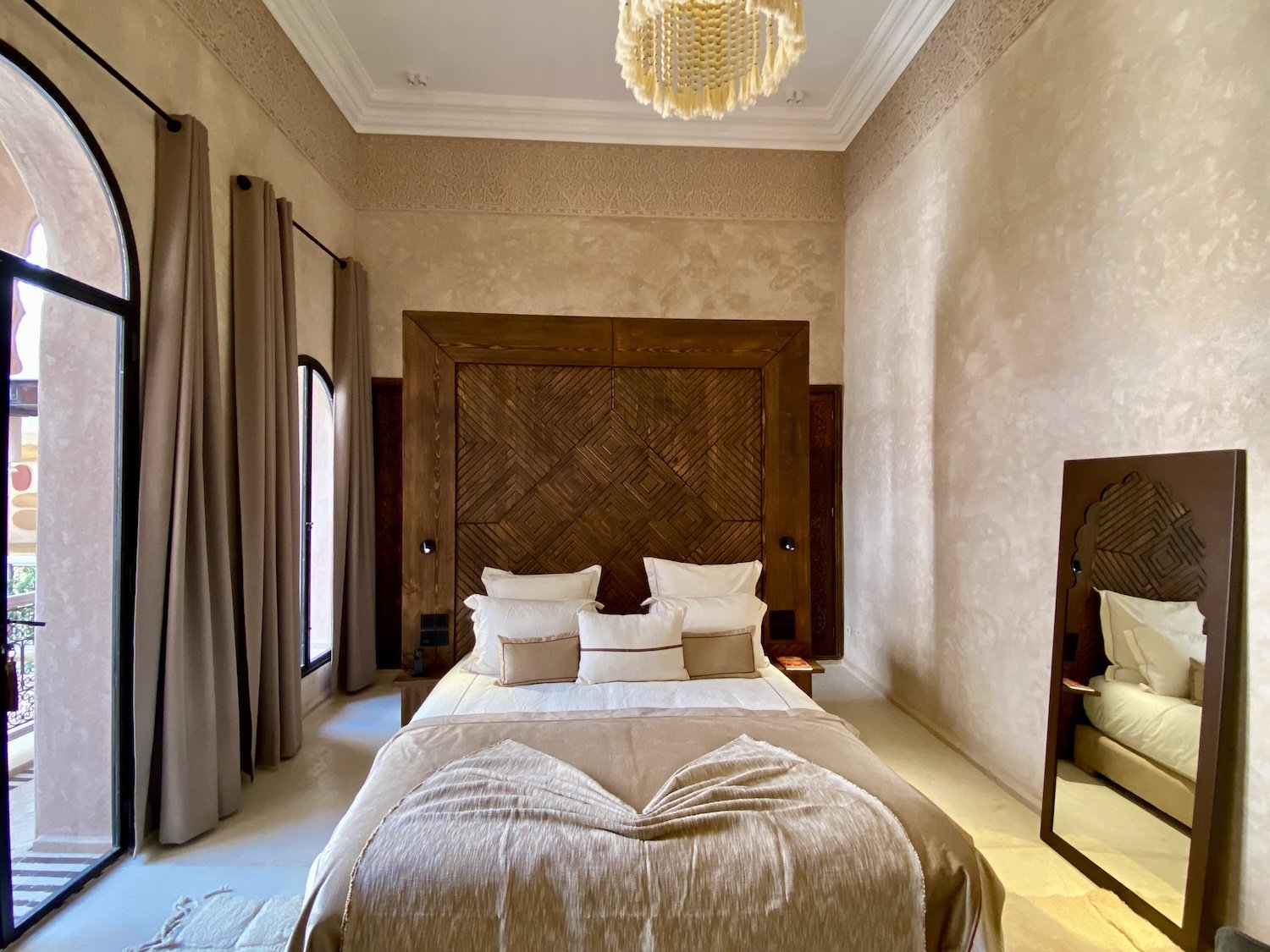 King Size bed in the Prestige Suite Riad Beij