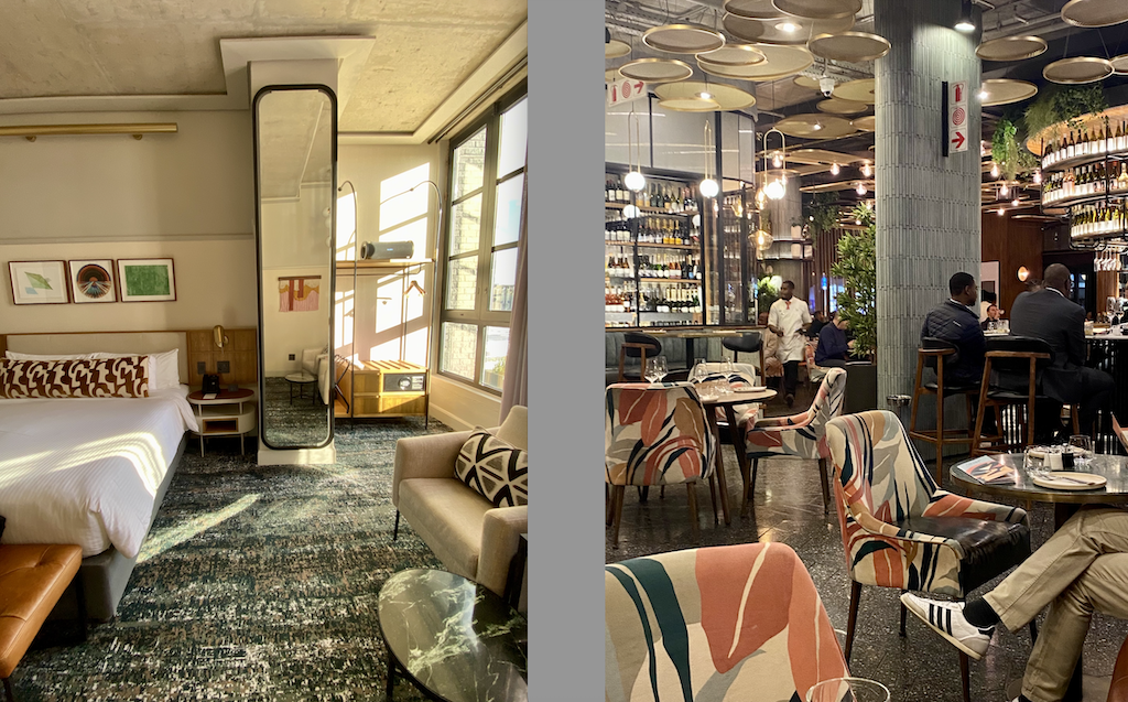 Hyde Hotel Johannesburg suite and bar