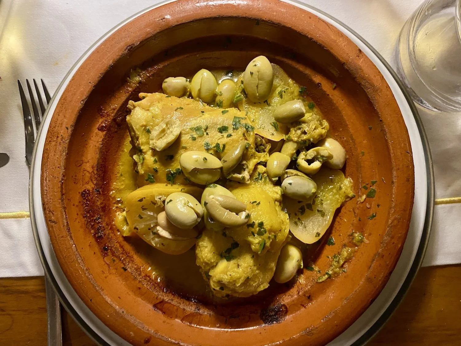 chicken and preserved lemon tagine
