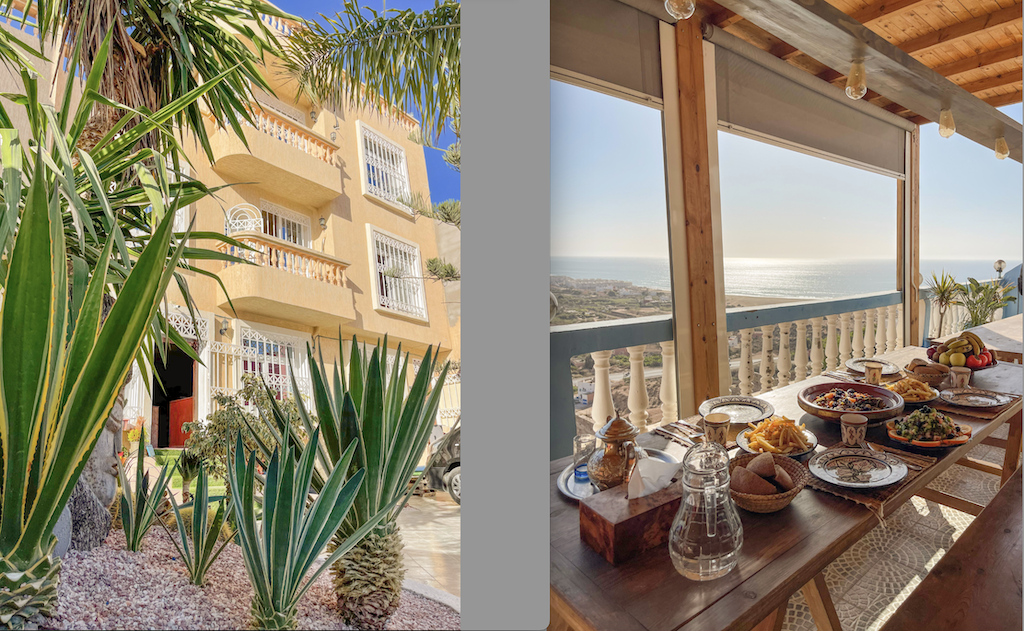 Easy Surf Morocco villa and breakfast view
