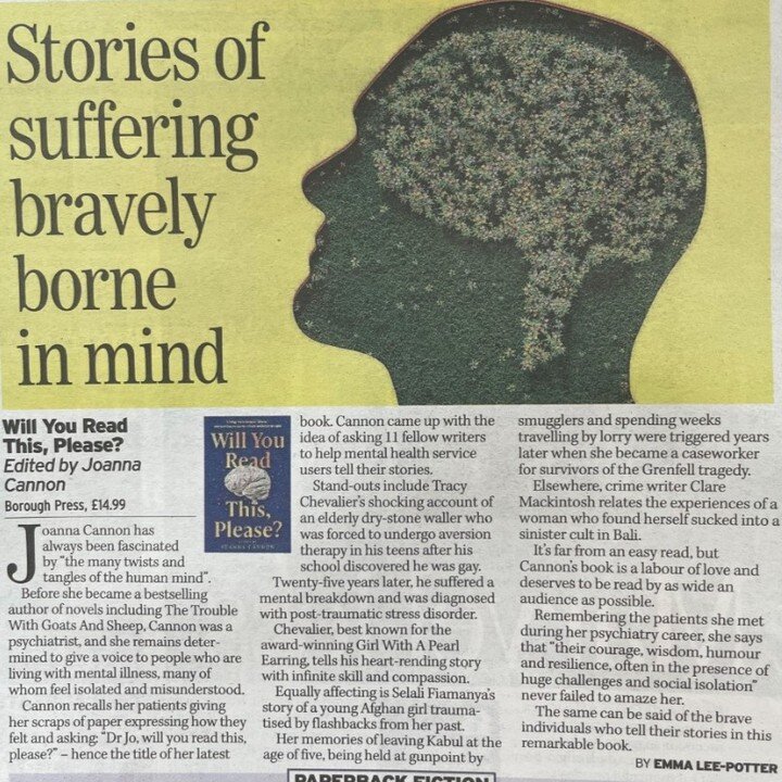 Reviews are always really angsty things, but reviews for #WillYouReadThisPlease are even angstier (new word) because the book involves so many people, many of whom have really been courageous in telling their stories ... so you can imagine how utterl