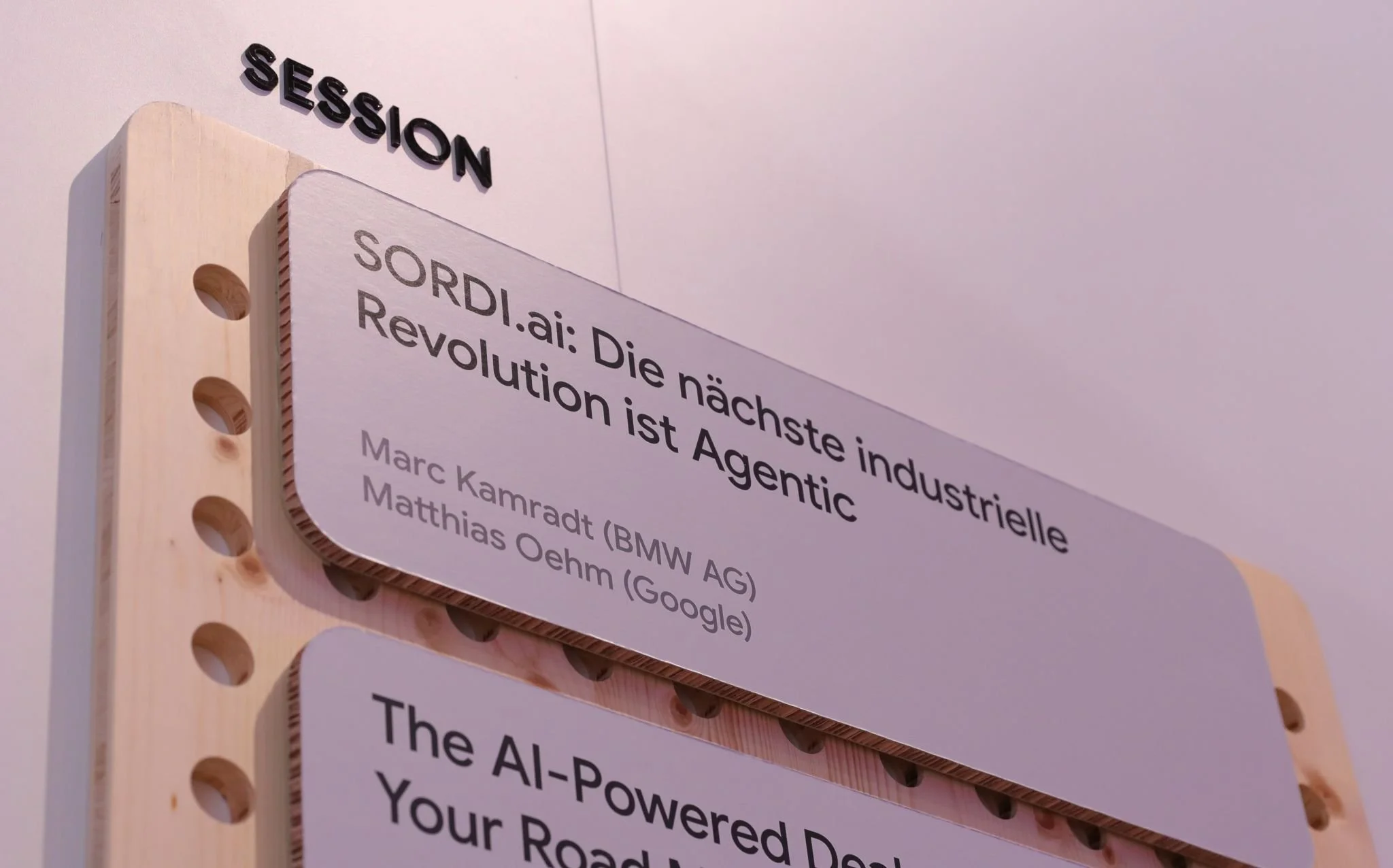 Google Cloud Sessions Program featuring the SORDI.ai talk 