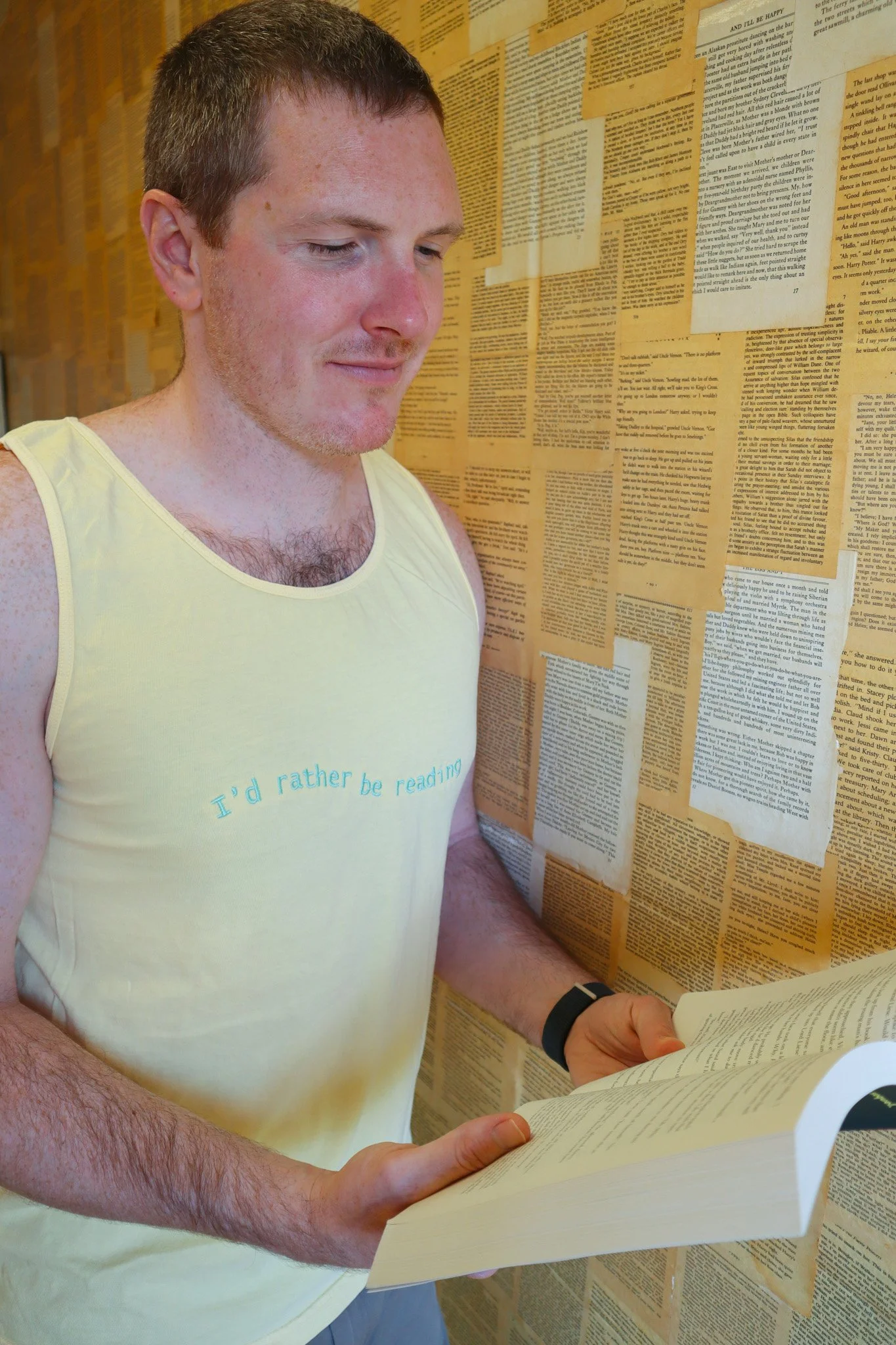 I'd Rather Be Reading Cotton Tank