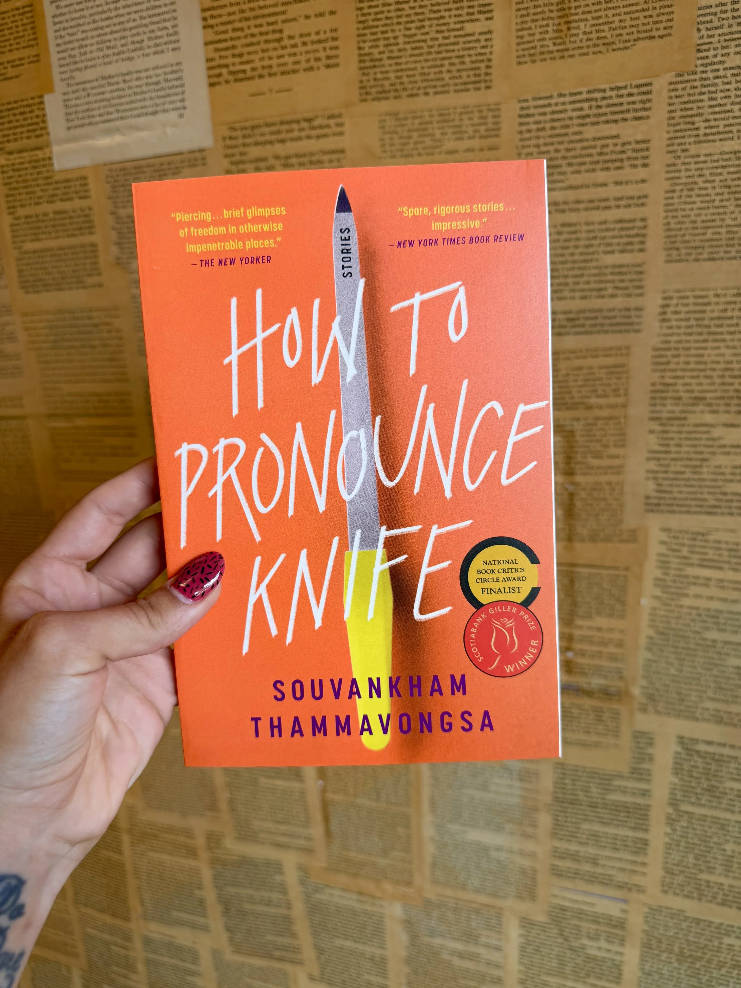 How To Pronounce Knife - Souvankham Thammavongsa