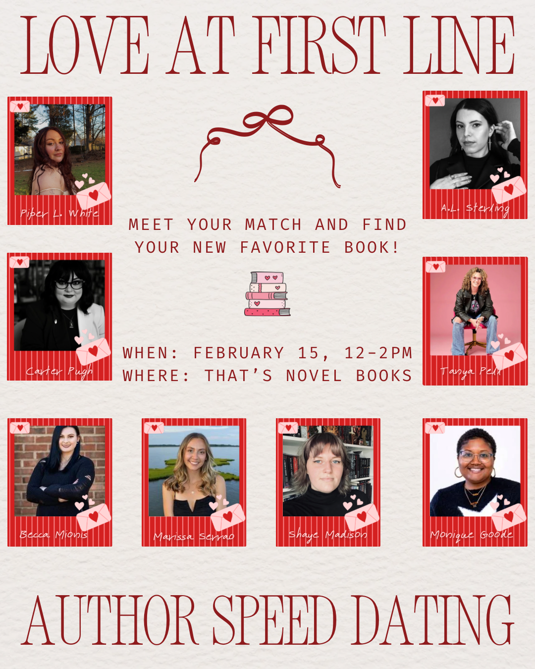 Love At First Line: Charlotte Author Speed Dating