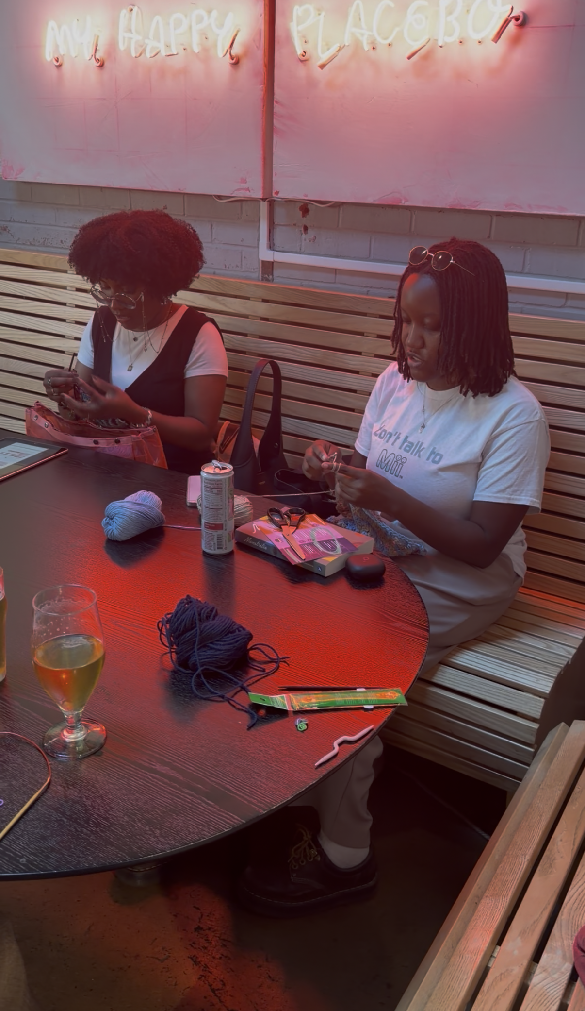 Novels and Needles Meet Up