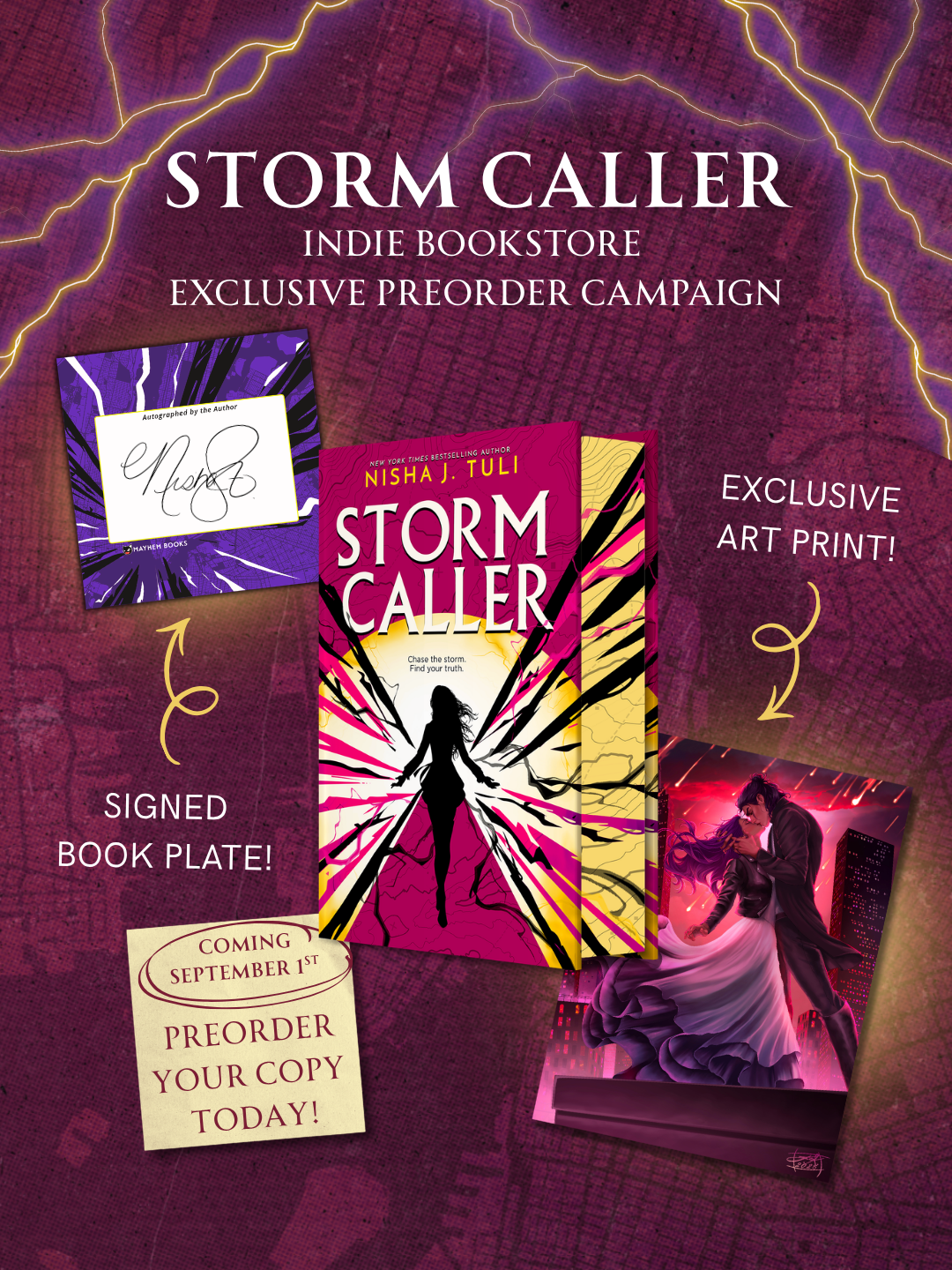 PREORDER: Indie Exclusive Storm Caller - Nisha J. Tuli