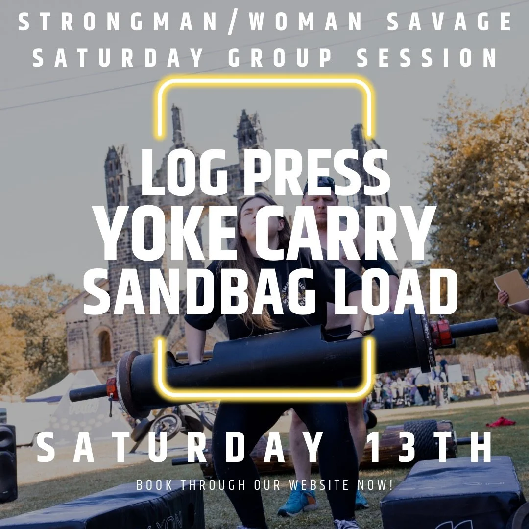 Curious about Strongman or Strongwoman training?

Now&rsquo;s the perfect time to give it a go! Whether you&rsquo;re a complete beginner or a seasoned athlete, our Saturday sessions are built for all experience levels.

Every Saturday | 1&ndash;3 PM
