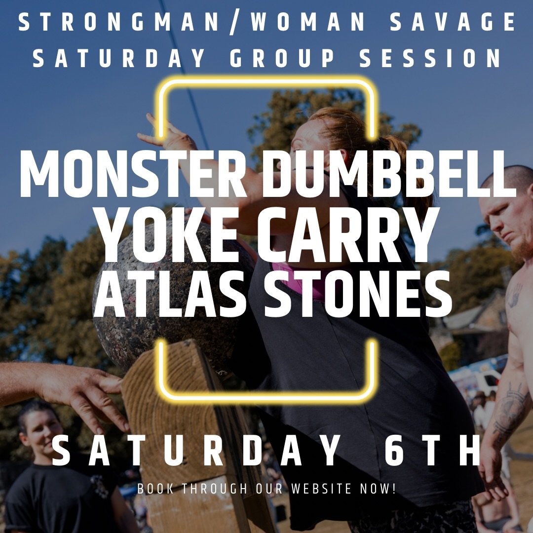 Curious about Strongman or Strongwoman training?

Now&rsquo;s the perfect time to give it a go! Whether you&rsquo;re a complete beginner or a seasoned athlete, our Saturday sessions are built for all experience levels.

Every Saturday | 1&ndash;3 PM
