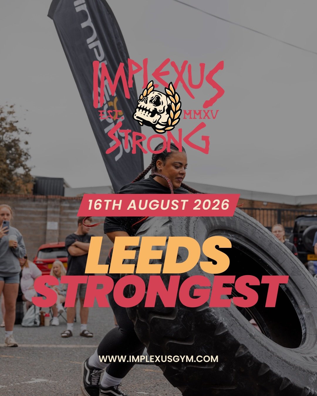 Reminder that Leeds Strongest 2026 Entries are LIVE 

Link in bio for the entry form or visit the events page on our website. 

Swipe for the events and weights 🫡
