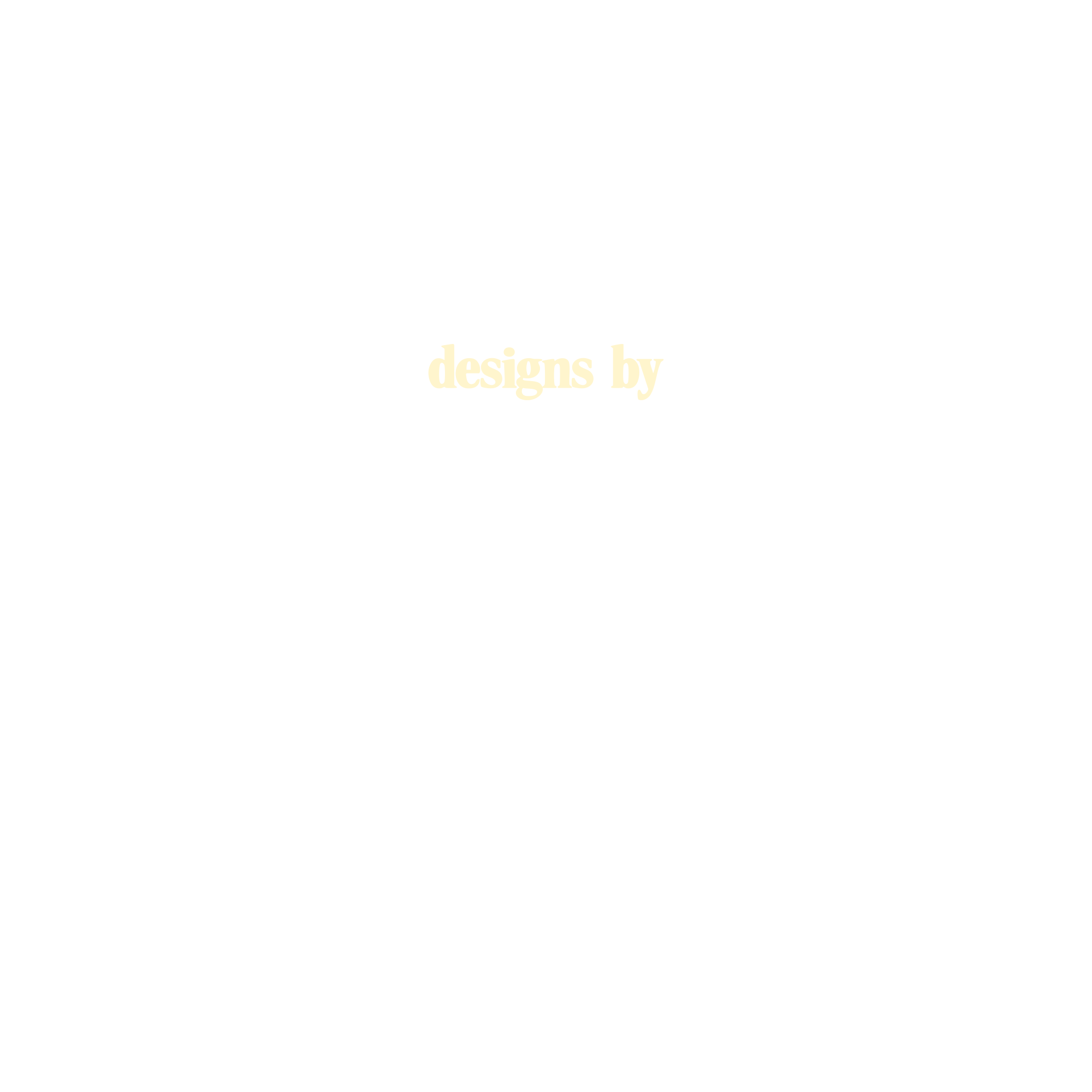 Black background with various stylish white, beige, and gray text designs, including the words 'designs by', 'LOSEPH', and 'LA PLACA'.