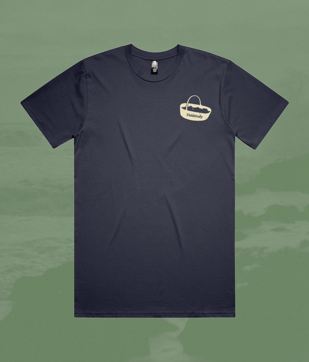 'Nettle Picker' Regular Heavy Tee - Midnight Blue