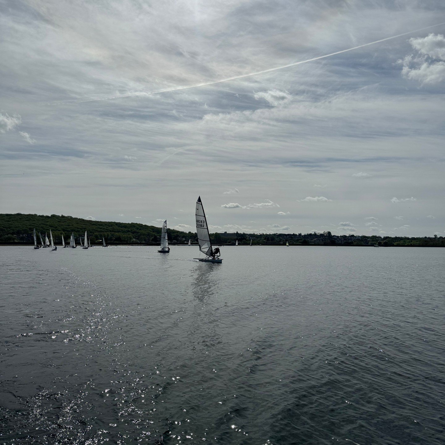 A couple of pictures from today's action. We think it was a Westerly, but we had a bit of every direction I think. #kgsc #sailing #wind