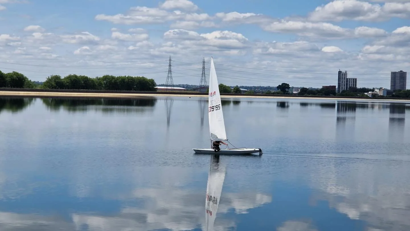 Light wind affair today #kgsc #kinggeorgesc #ilca #ilca7