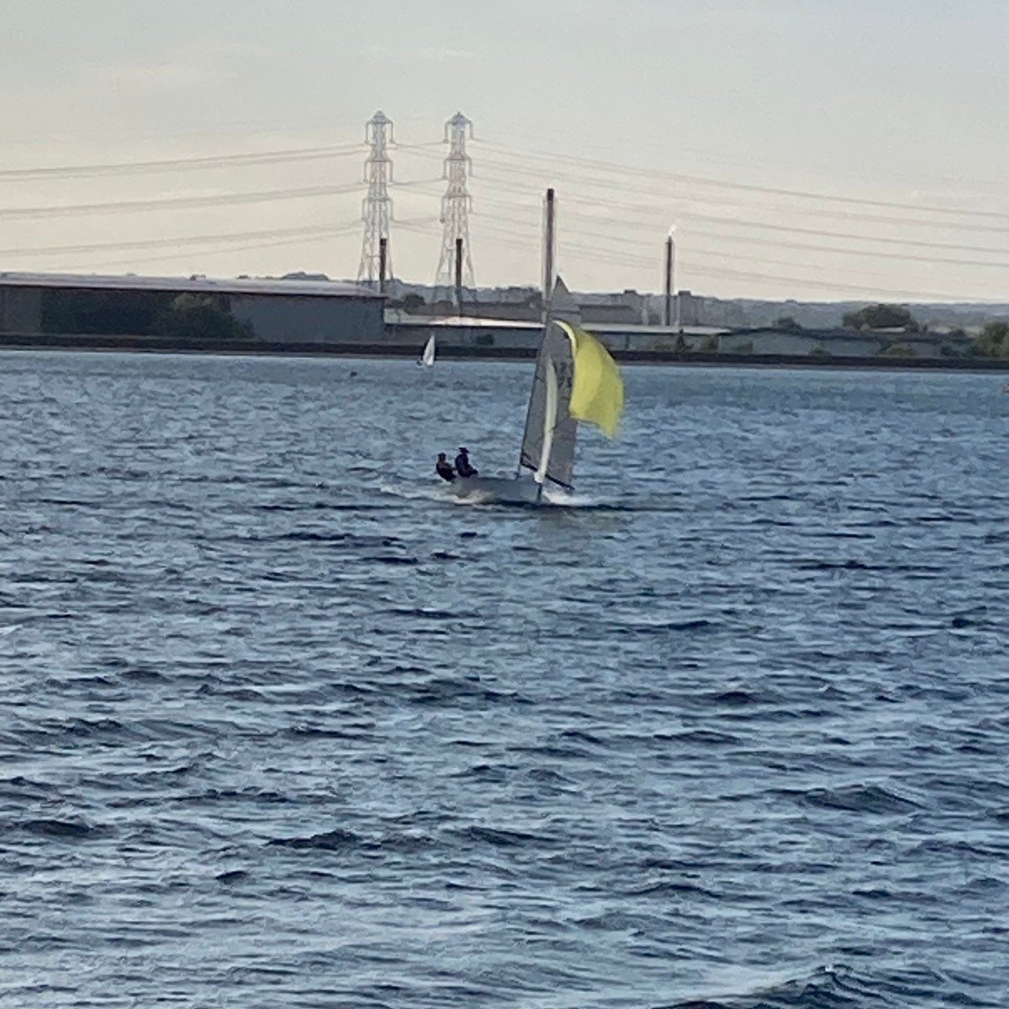 Thursday evening sailing this week was champagne sailing 🍾⛵#kgsc #kinggeorgesailing #merlinrocket #iso #ilca