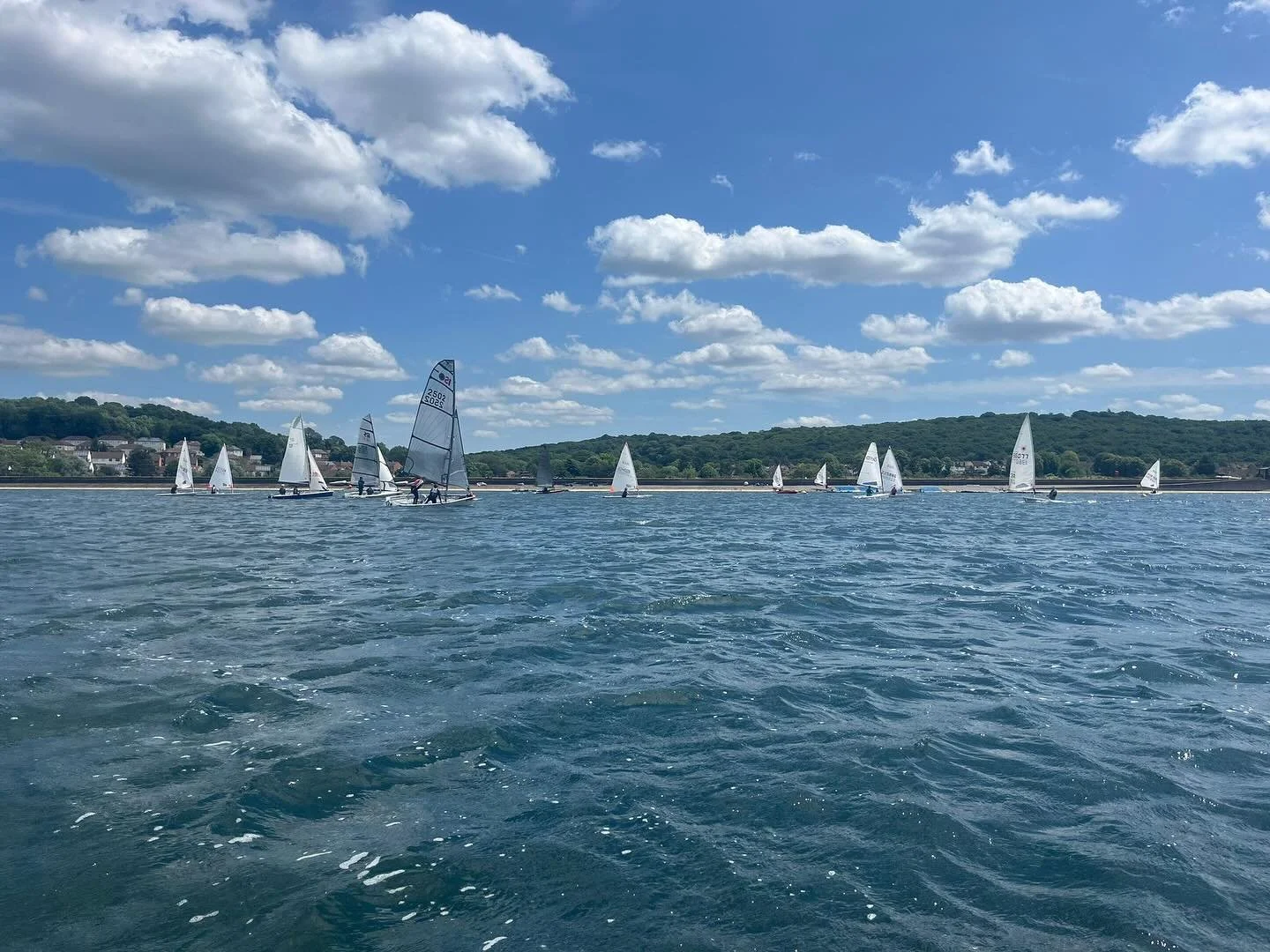 Champagne 🍾 sailing ⛵️ today @kinggeorgesc. Two amazing races with perfect race lengths; what more could you ask for? #ilca7 #ilca6 #ilca4 #rs400 #iso #l2000 #contender #windy