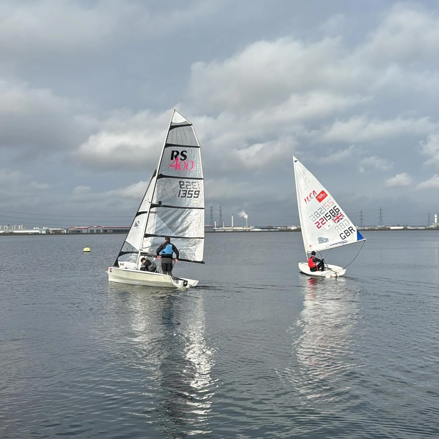 Light winds #ilca7 #rs400