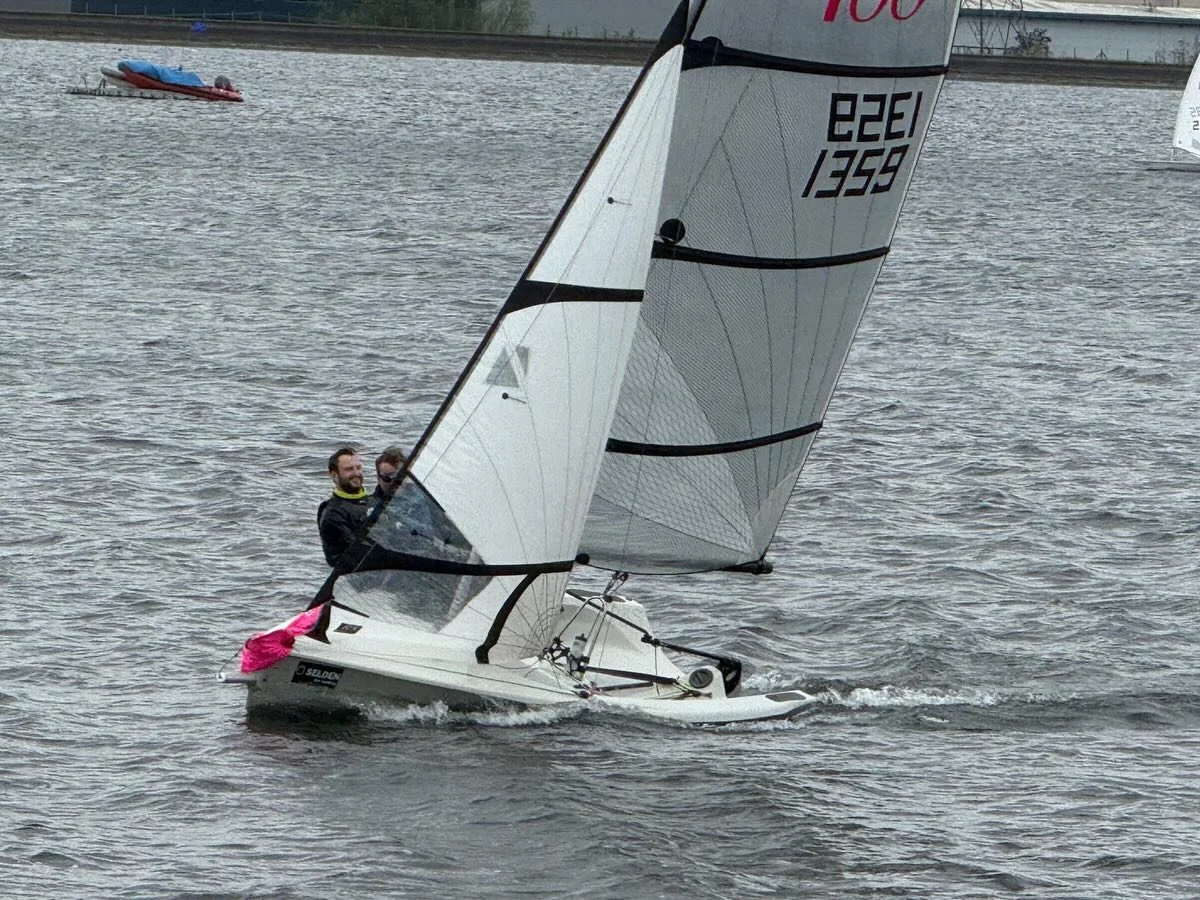 Race day one of the Easter Egg Regatta Series. #kgsc #kinggeorgesc #ilca #solo #contender