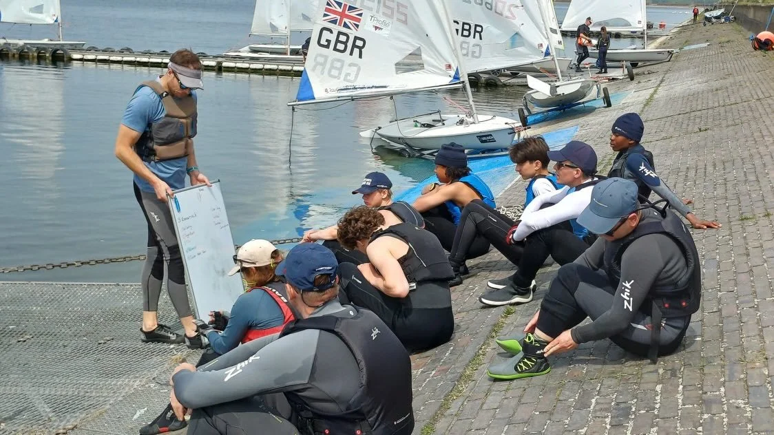 ILCA coaching day with @peteredel2 A large number of @scaramouchest and @greigcityacademyschool kids turned out for some coaching to improve their sailing. Followed by some quick races at the end of the day. #kgsc #ilca #coaching
