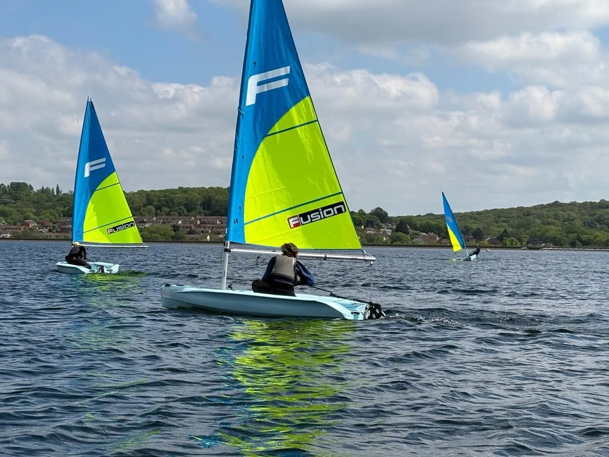Sunday club racing as part of the spring series. 20 boats hitting the water. #kgsc #ilca #solo #contender #mustoskiff