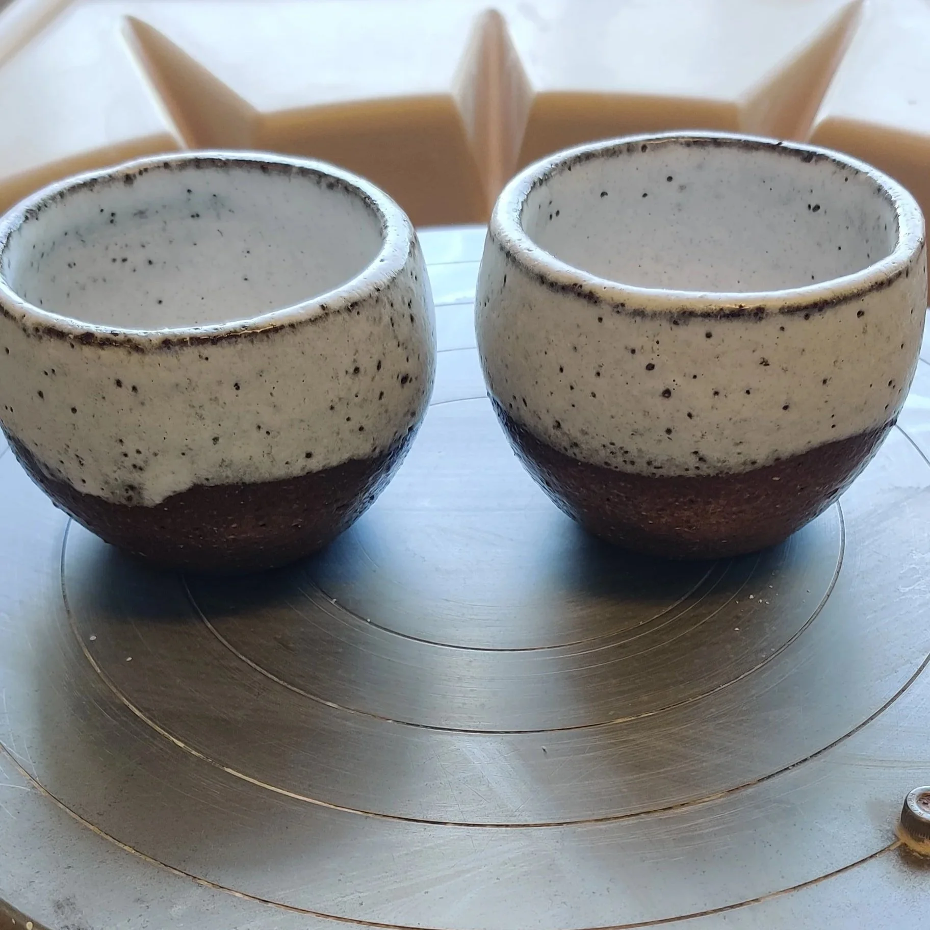 stoneware glazed and fired
