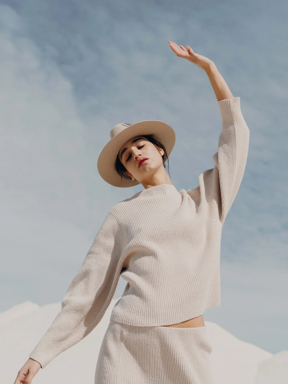 VAN PALMA - BASIL SUNRISE FELT HAT — La Muse Geneva display picture 1