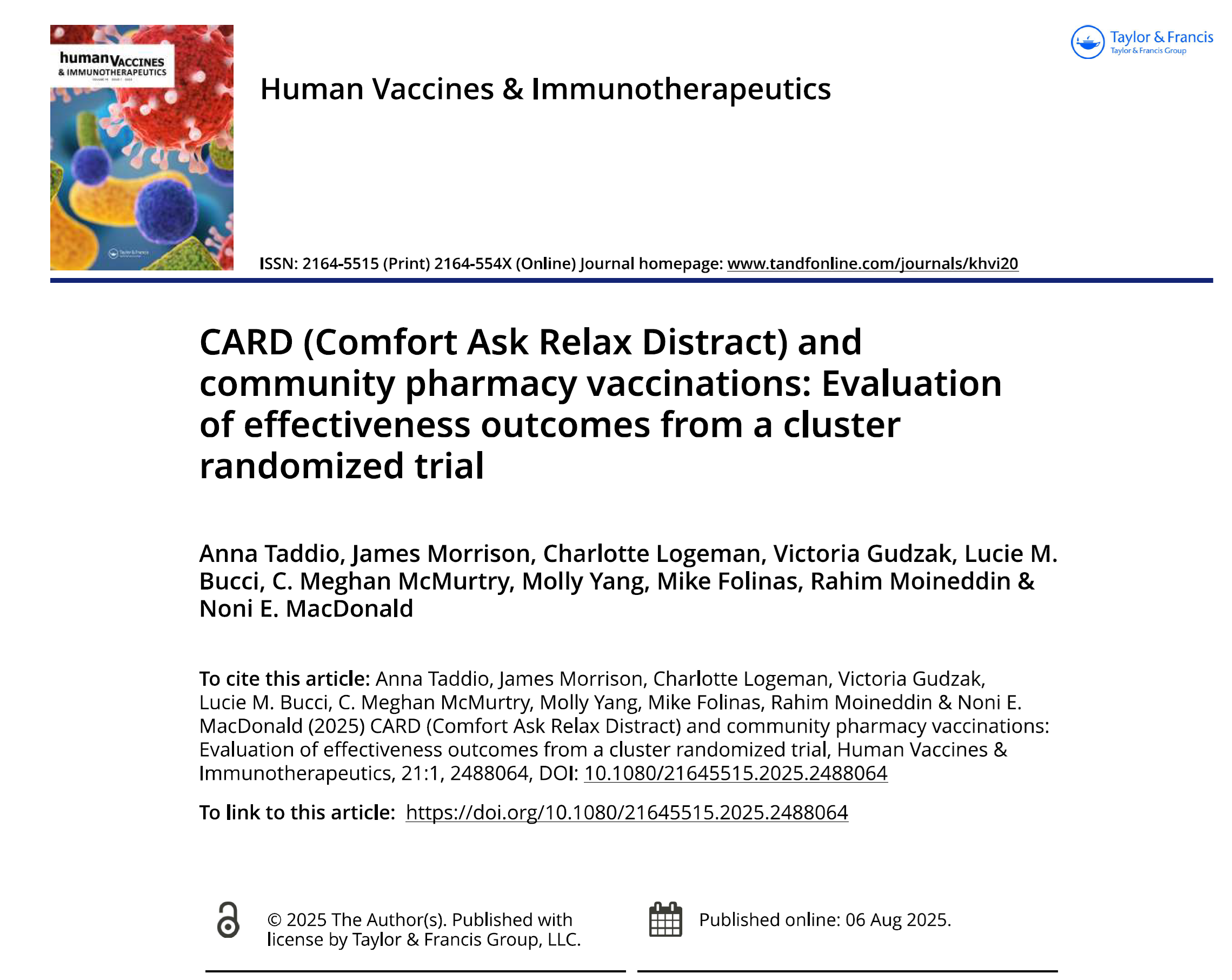 Community pharmacy vaccinations made more comfortable