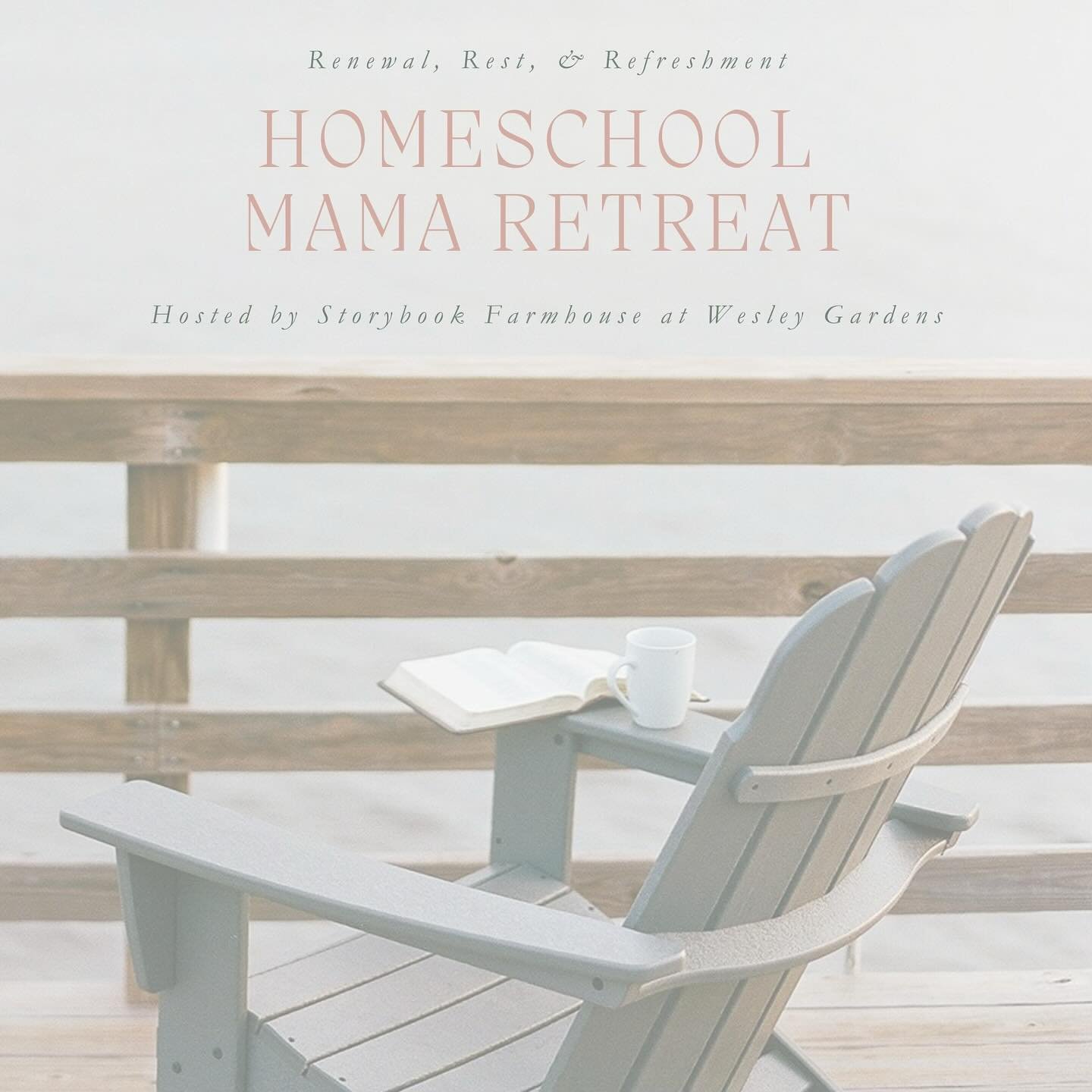 Renewal, Rest, Refreshment&hellip;as a Homeschool mama, doesn&rsquo;t it sound sweet to kick off your schoolyear by intentionally soaking in these elements to fuel your year ahead? 

We&rsquo;ve prayerfully curated these two days with the intention o