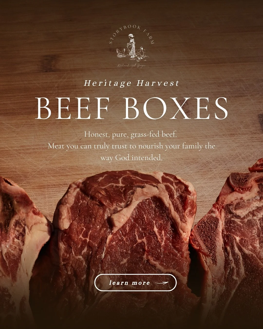 ✨ In case you haven&rsquo;t heard ✨ Boxes are ready for pick up on the farm Thursdays and Sundays until sold out! Future beef harvests will be determined by demand! 🥩

Through our nonprofit, Heritage Harvest Co., we&rsquo;ve not only launched Storyb