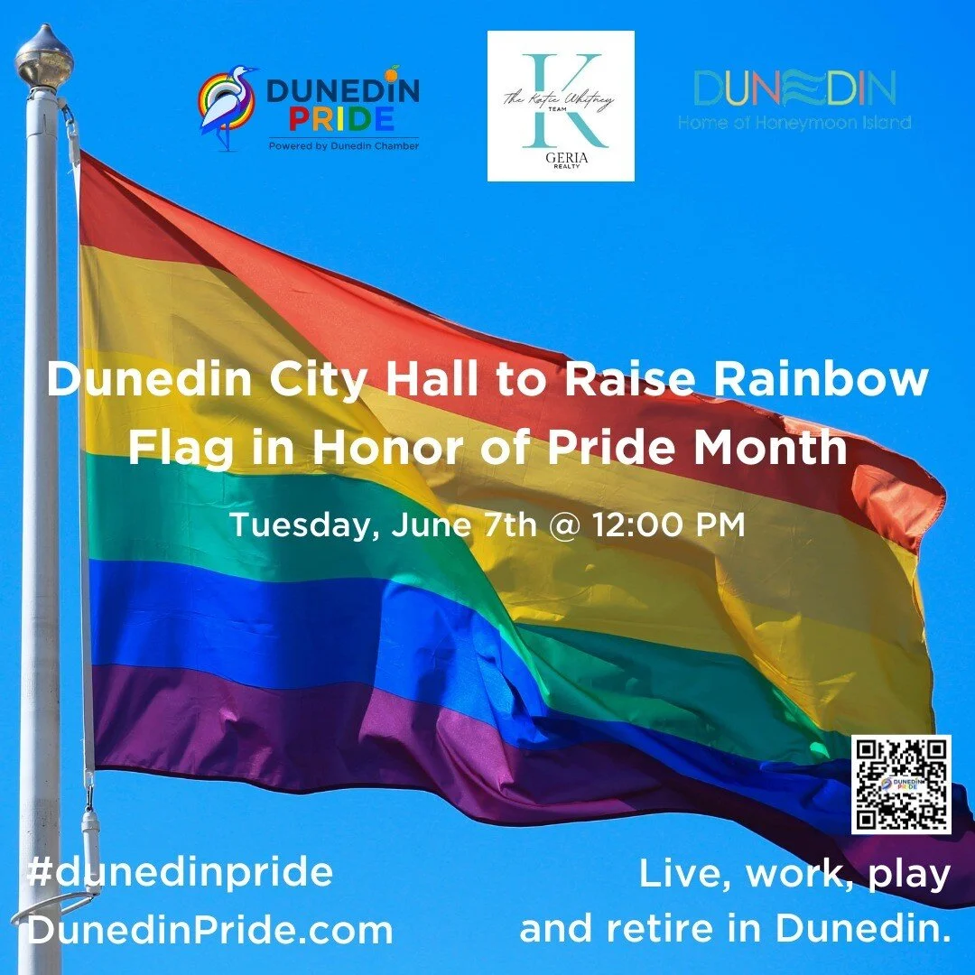 Today at noon!
Dunedin City Hall is hosting a #prideflag raising ceremony today to celebrate the LGBTQIA+ community and its achievements. This is a great opportunity for the community to come together and show their support for equality and diversity