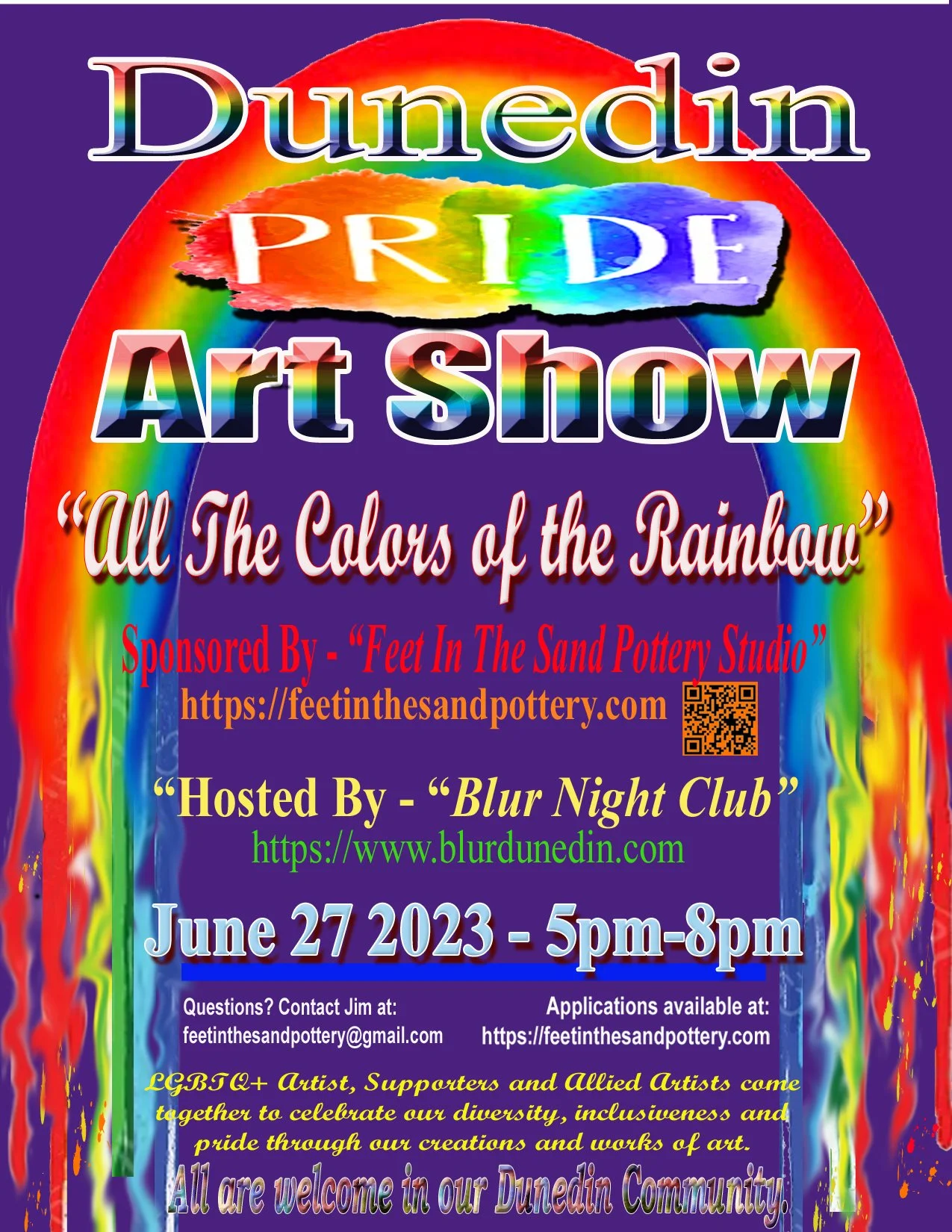 All the Colors of the Rainbow Art Exhibit 